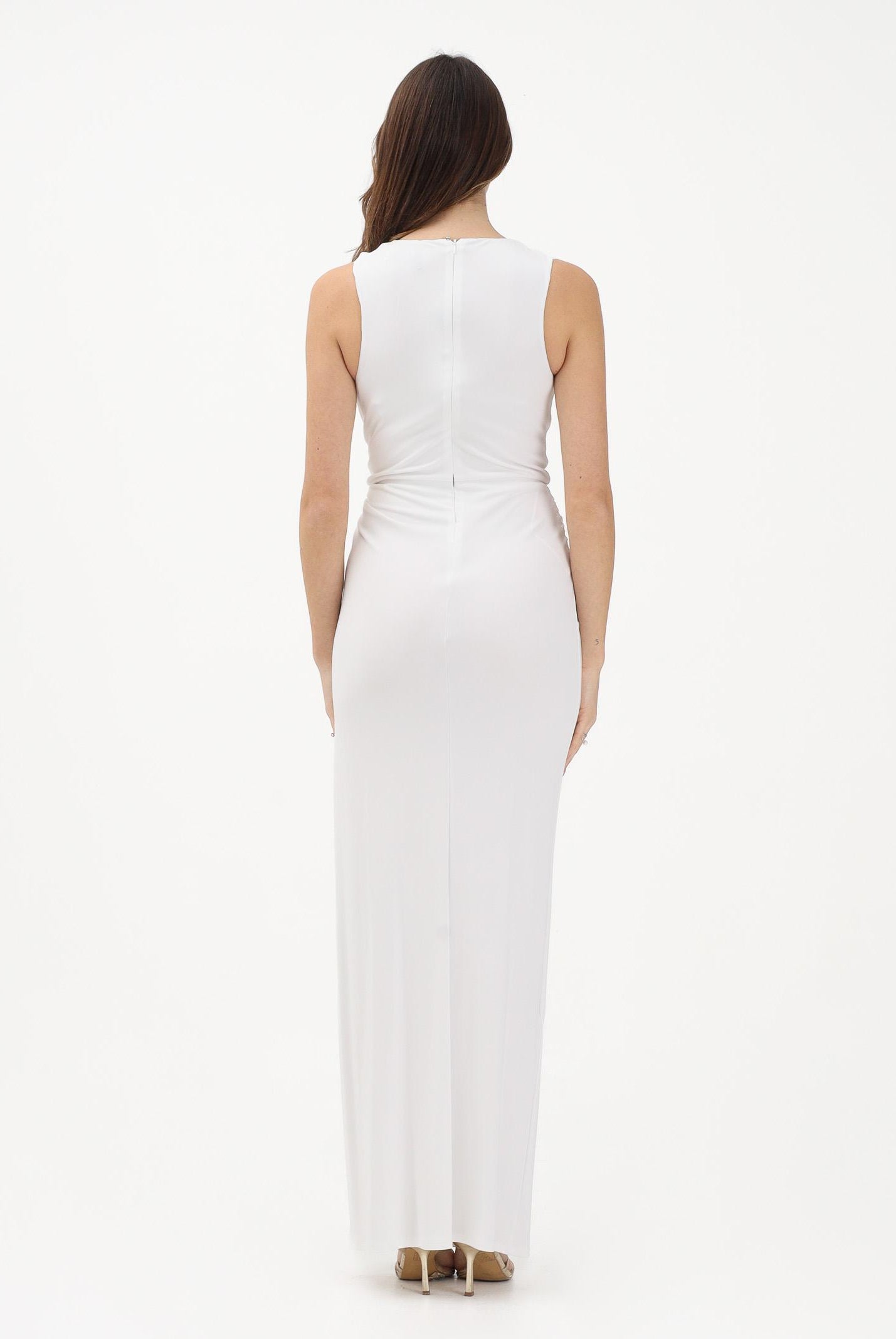 SPORTMAX Abito lungo SPXSALETTA bianco da donna 2612621032600 004 SPORTMAX