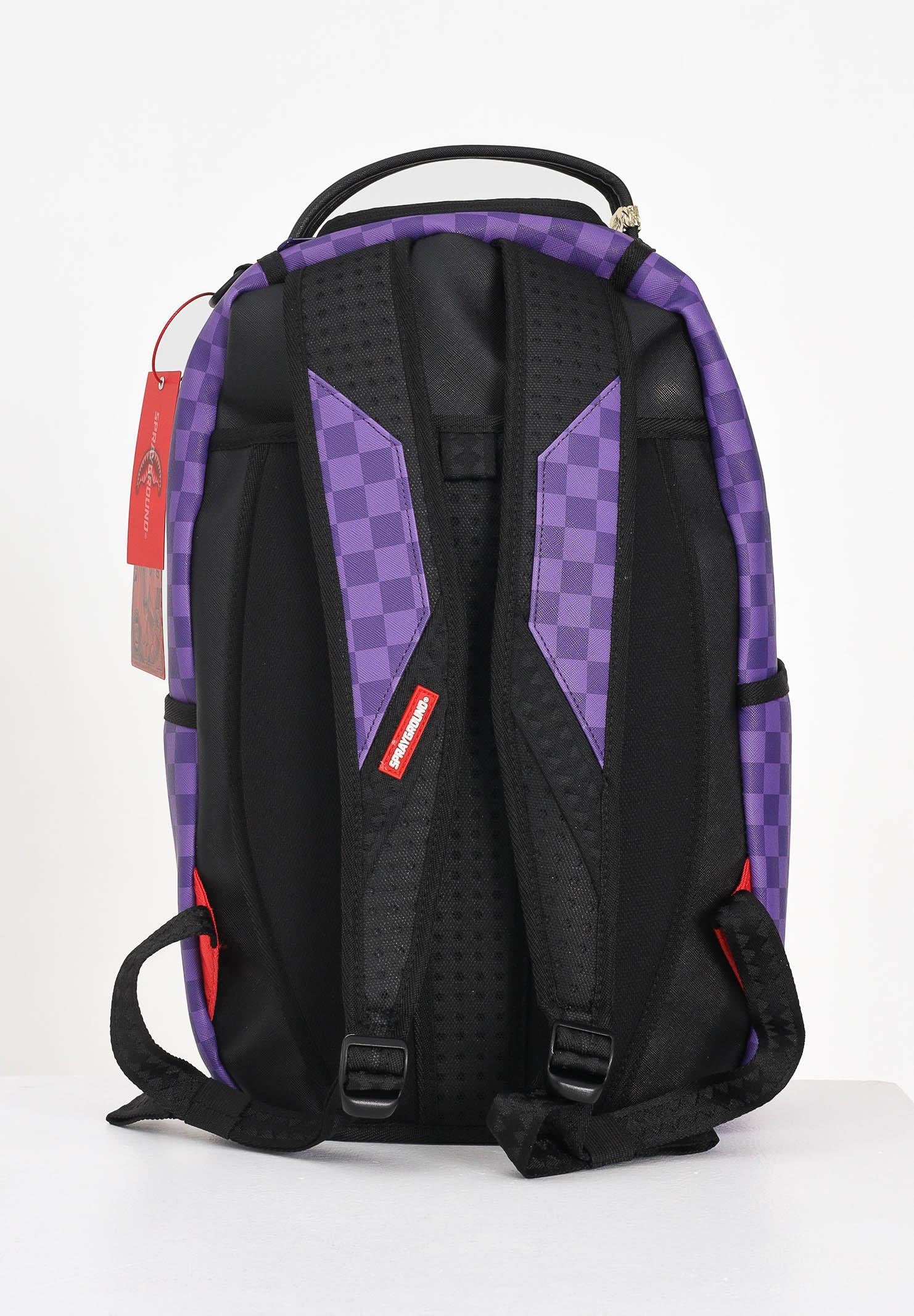 SPRAYGROUND Zaino PURPLE SHARK SHARKS IN PARIS DLXSV viola per uomo e donna 910B7645NSZ SPRAYGROUND