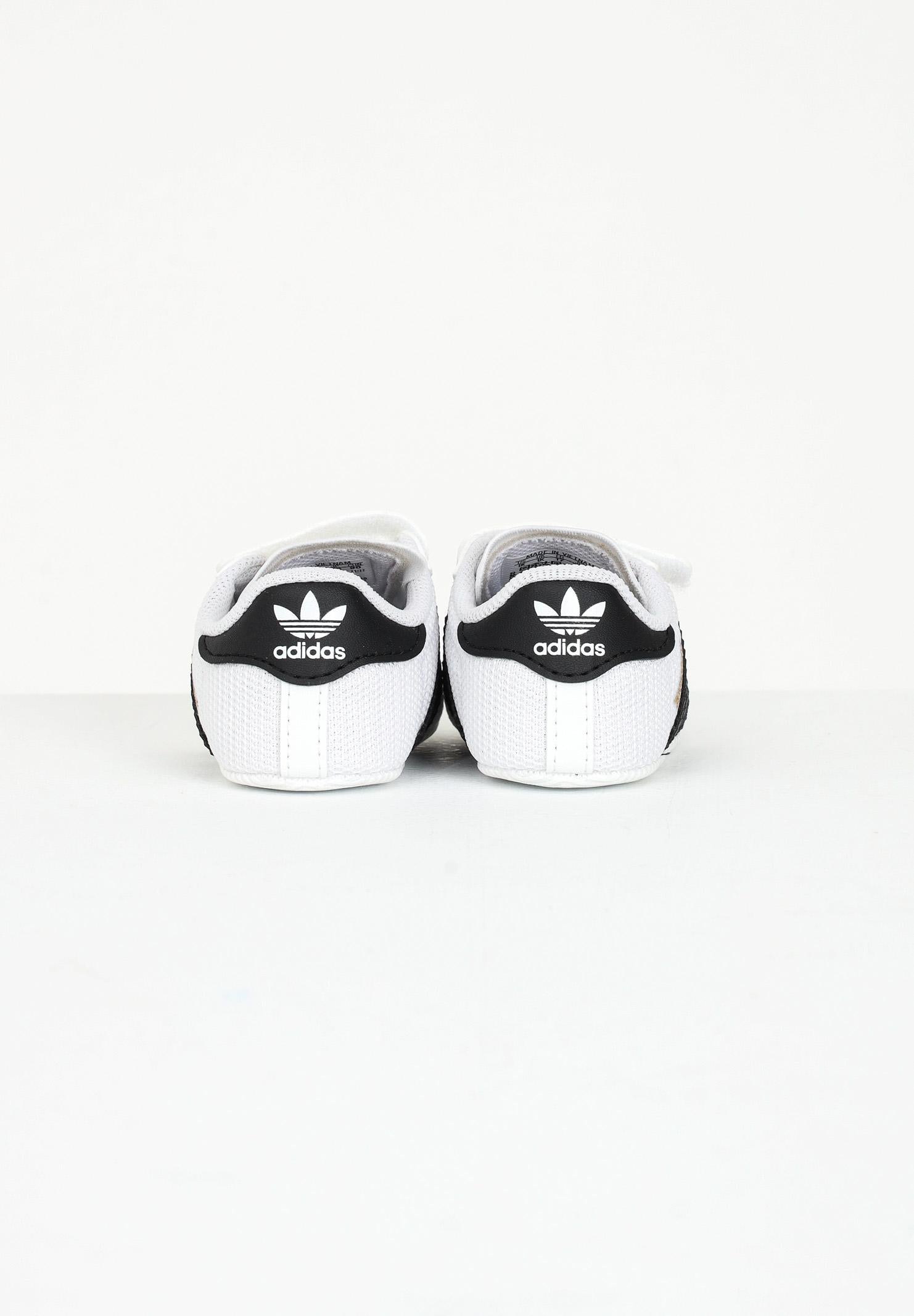 ADIDAS ORIGINALS Scarpe da culla Superstar bianche da neonato S79916 . ADIDAS ORIGINALS