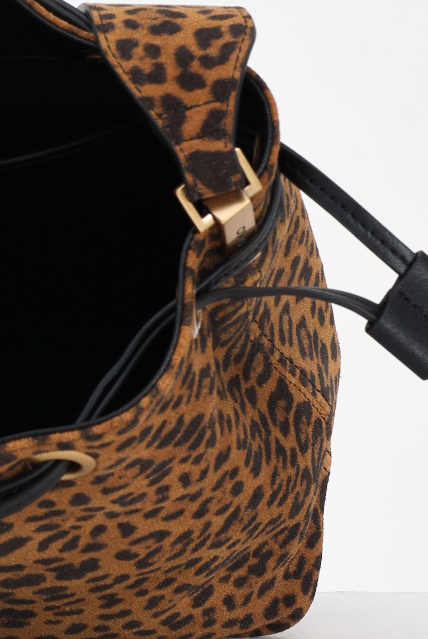 PINKO Borsa mini cammello da donna in Suede Leopardato 104303A32A M35Q PINKO