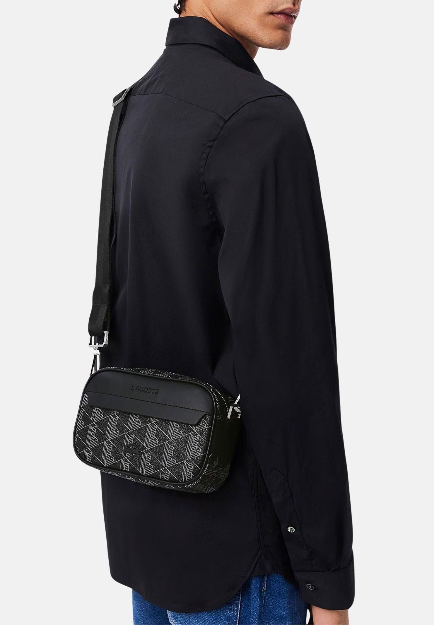 LACOSTE Borsello The Blend nero da uomo NH3650 H45 LACOSTE