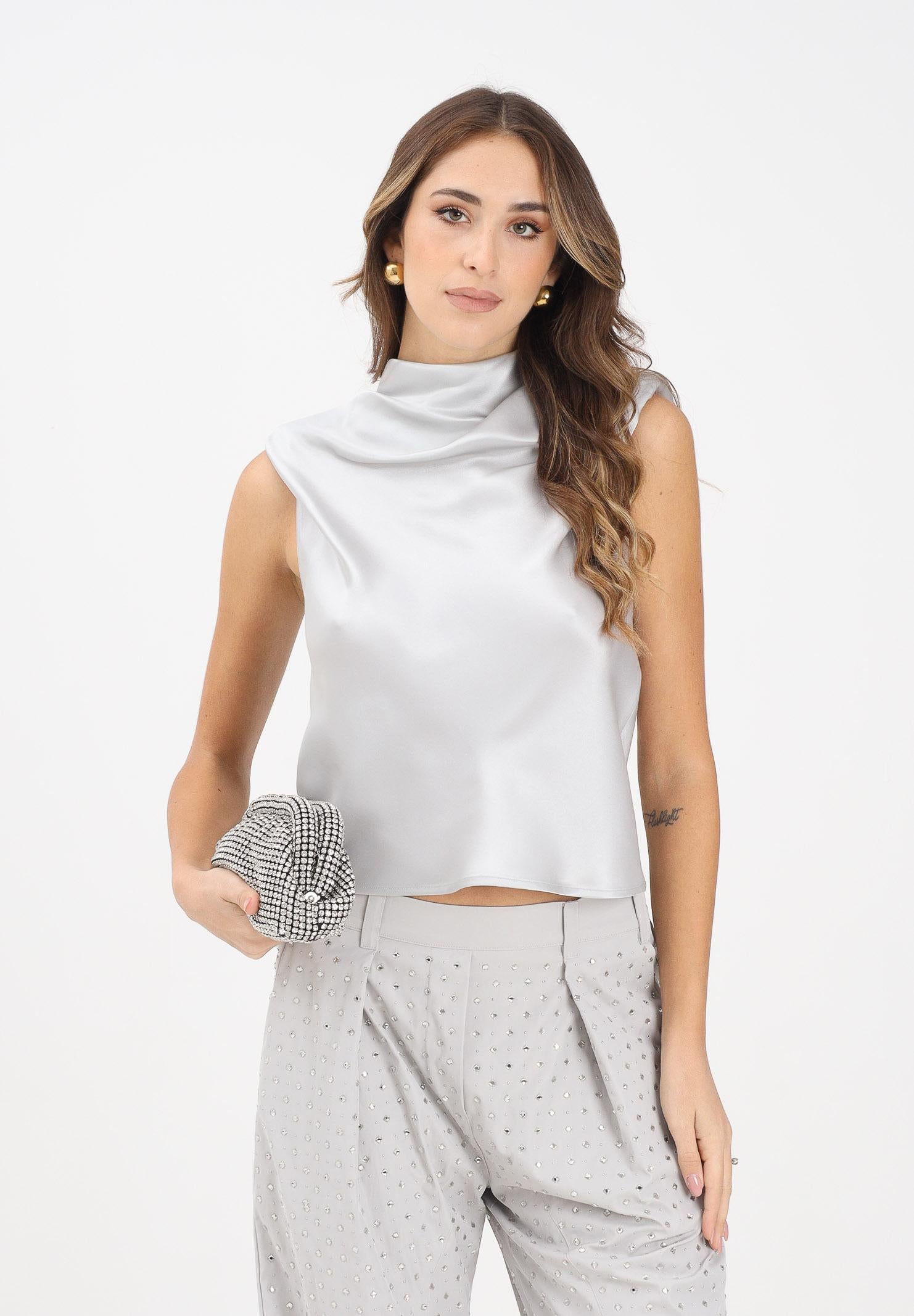 PINKO Top elegante grigio da donna 106080A1Y5 II2 PINKO