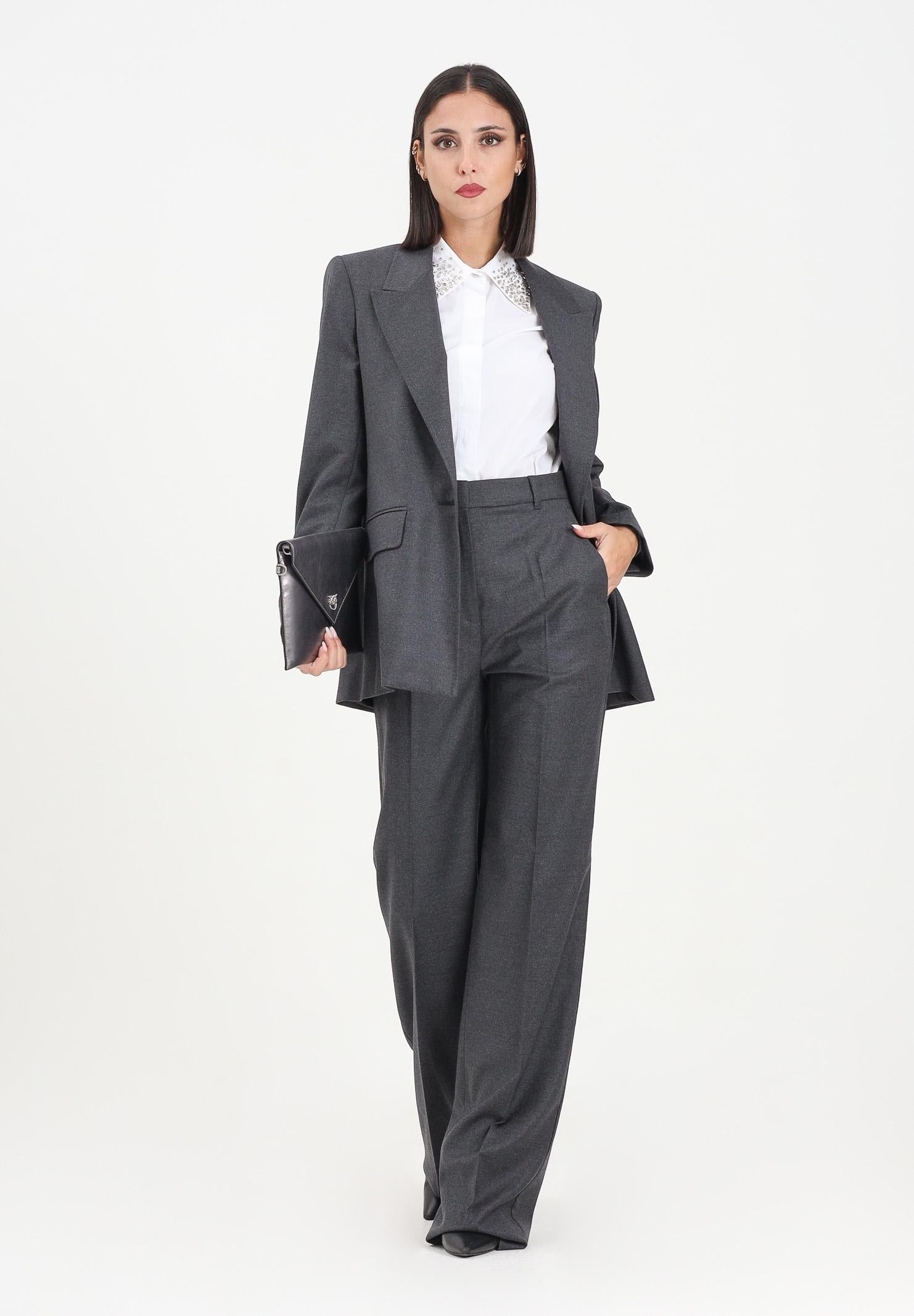 MAX MARA Pantalone elegante LAMBRO grigio da donna 2526136022600 003 MAX MARA