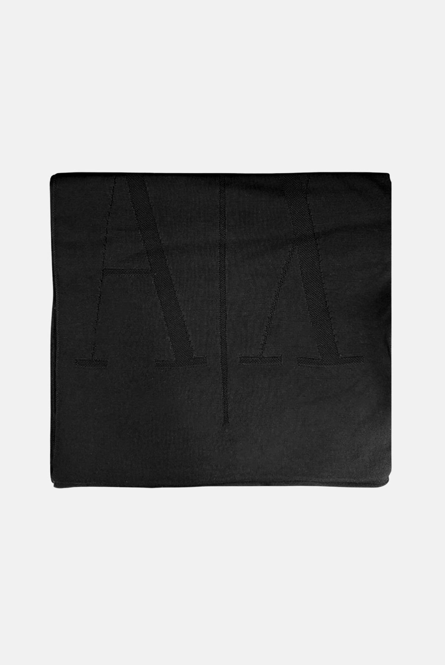 ARMANI EXCHANGE Pashmina nera da donna con logo XW001446AF11896 UC001 ARMANI EXCHANGE
