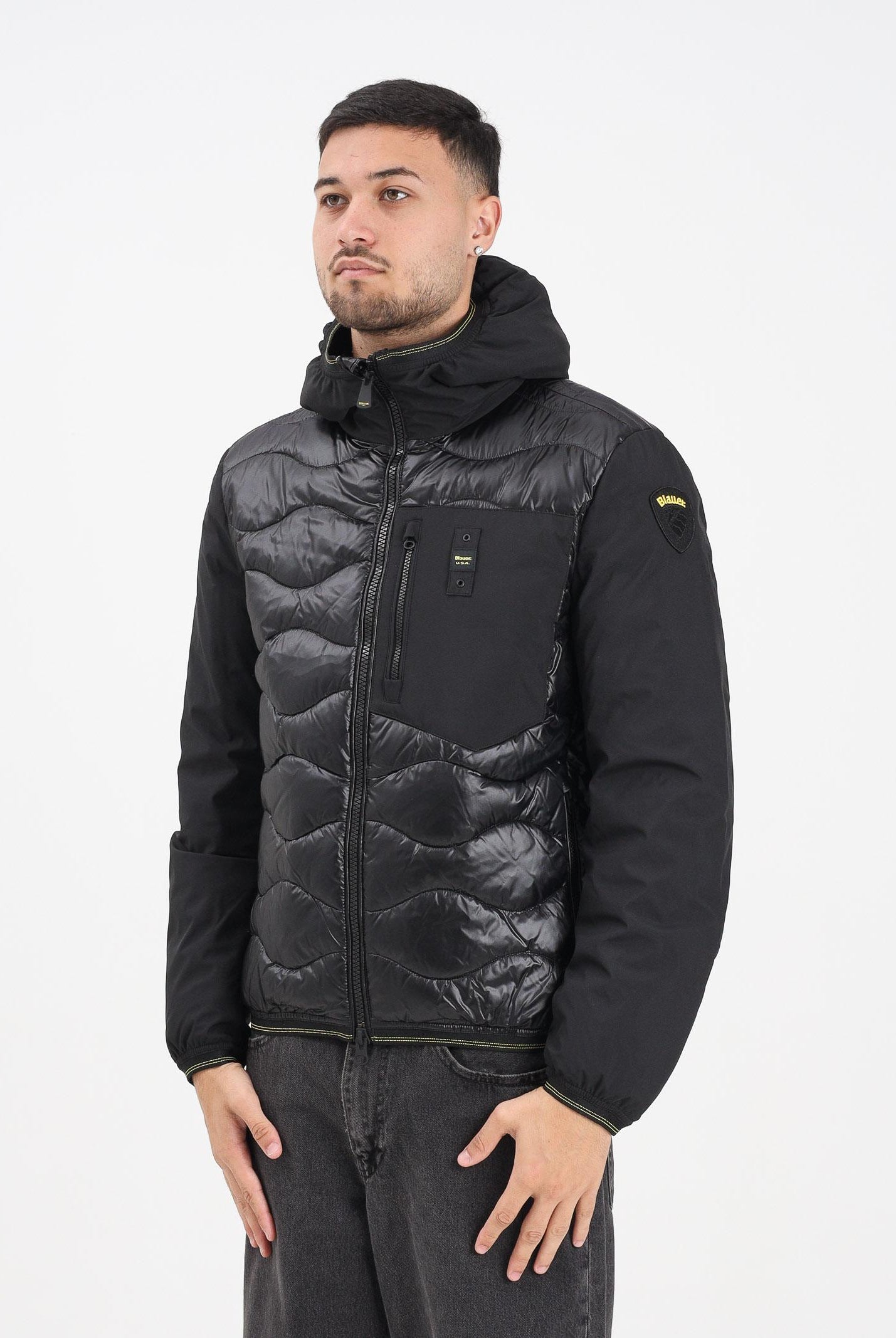 BLAUER Piumino ALBERT nero da uomo 25WBLUC08078-006355 999 BLAUER