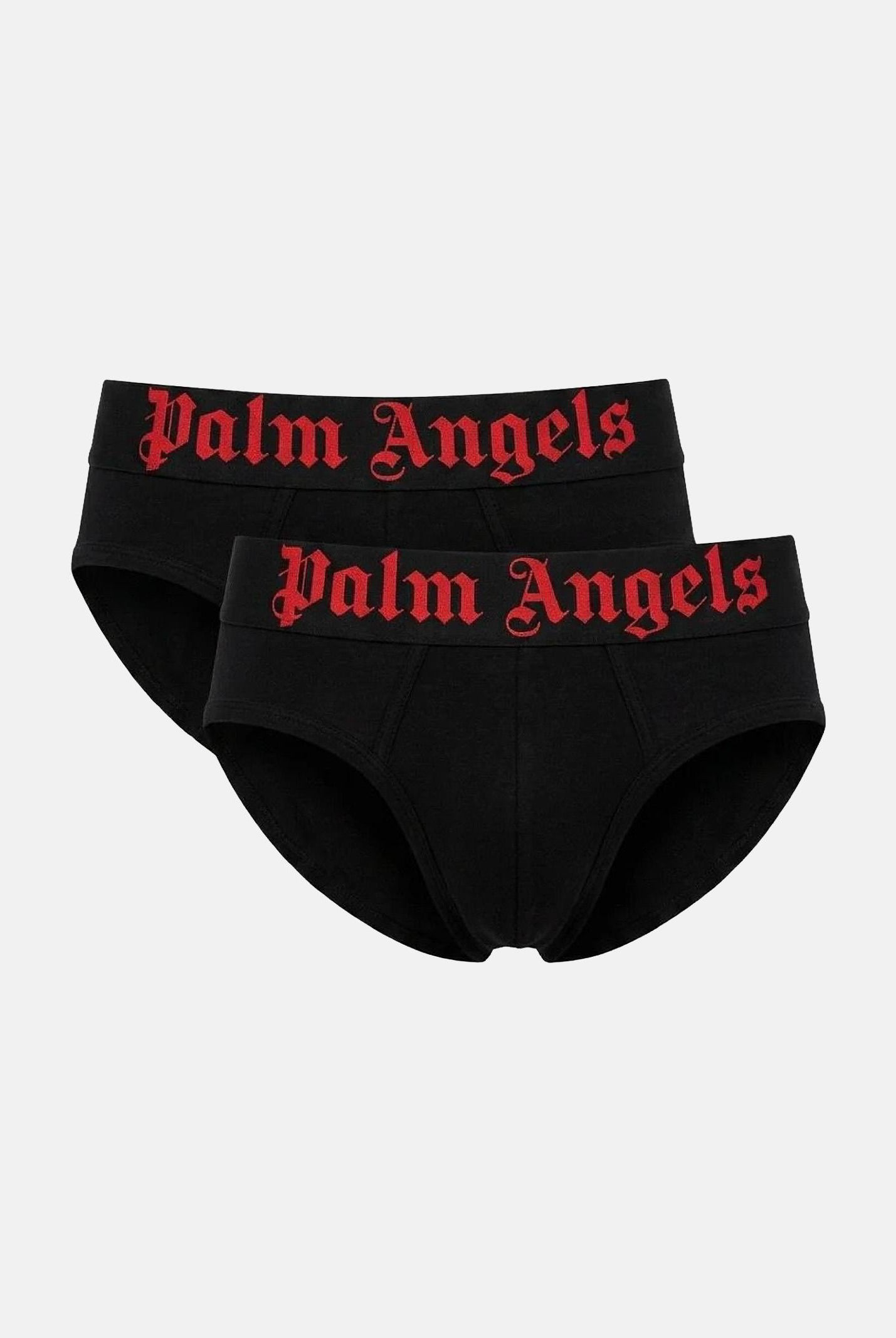 PALM ANGELS Slip (2 paia) neri da uomo con elastico logato PLA1UMBSP08BI BL PALM ANGELS