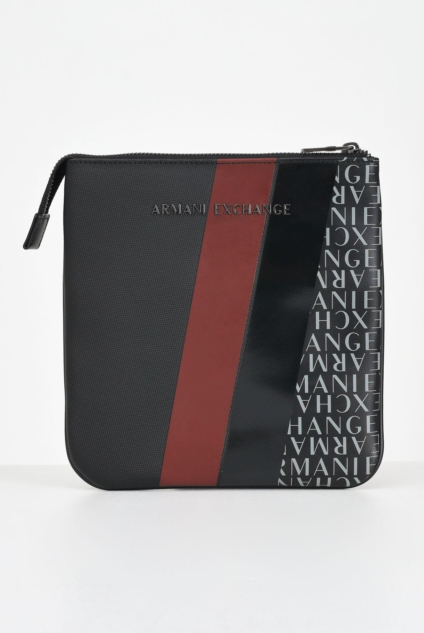 ARMANI EXCHANGE Borsello nero da uomo con motivo color block e logo XM000164AF11935 MC257 ARMANI EXCHANGE