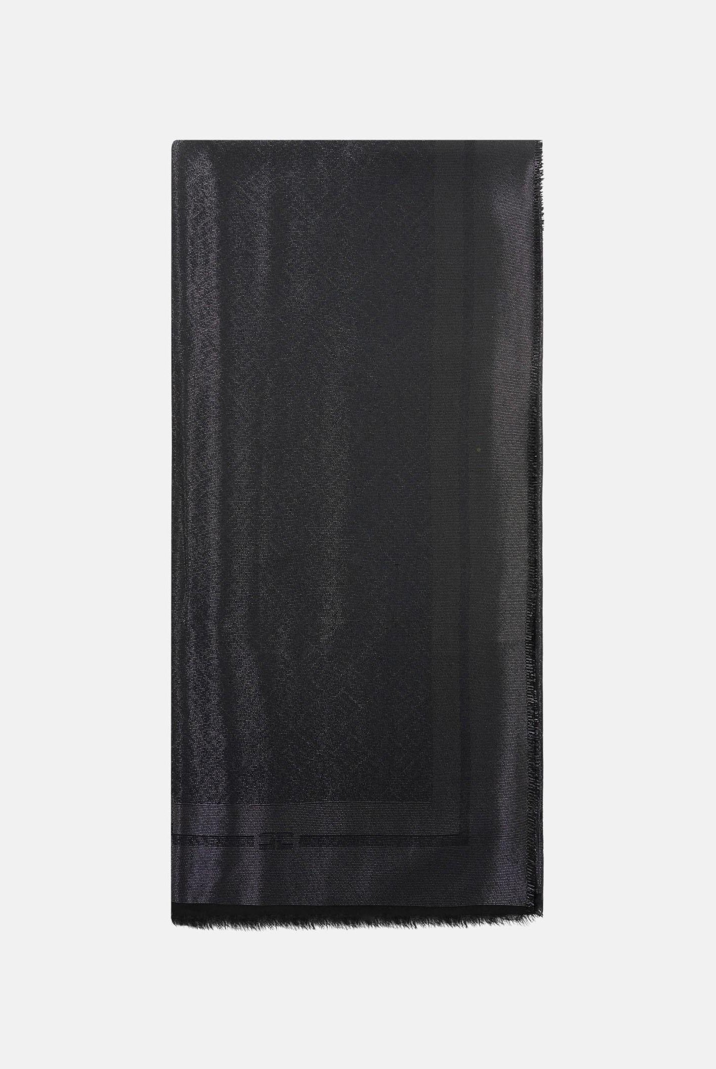 ELISABETTA FRANCHI Pashmina nera da donna con logo SC12F56E2 110 ELISABETTA FRANCHI