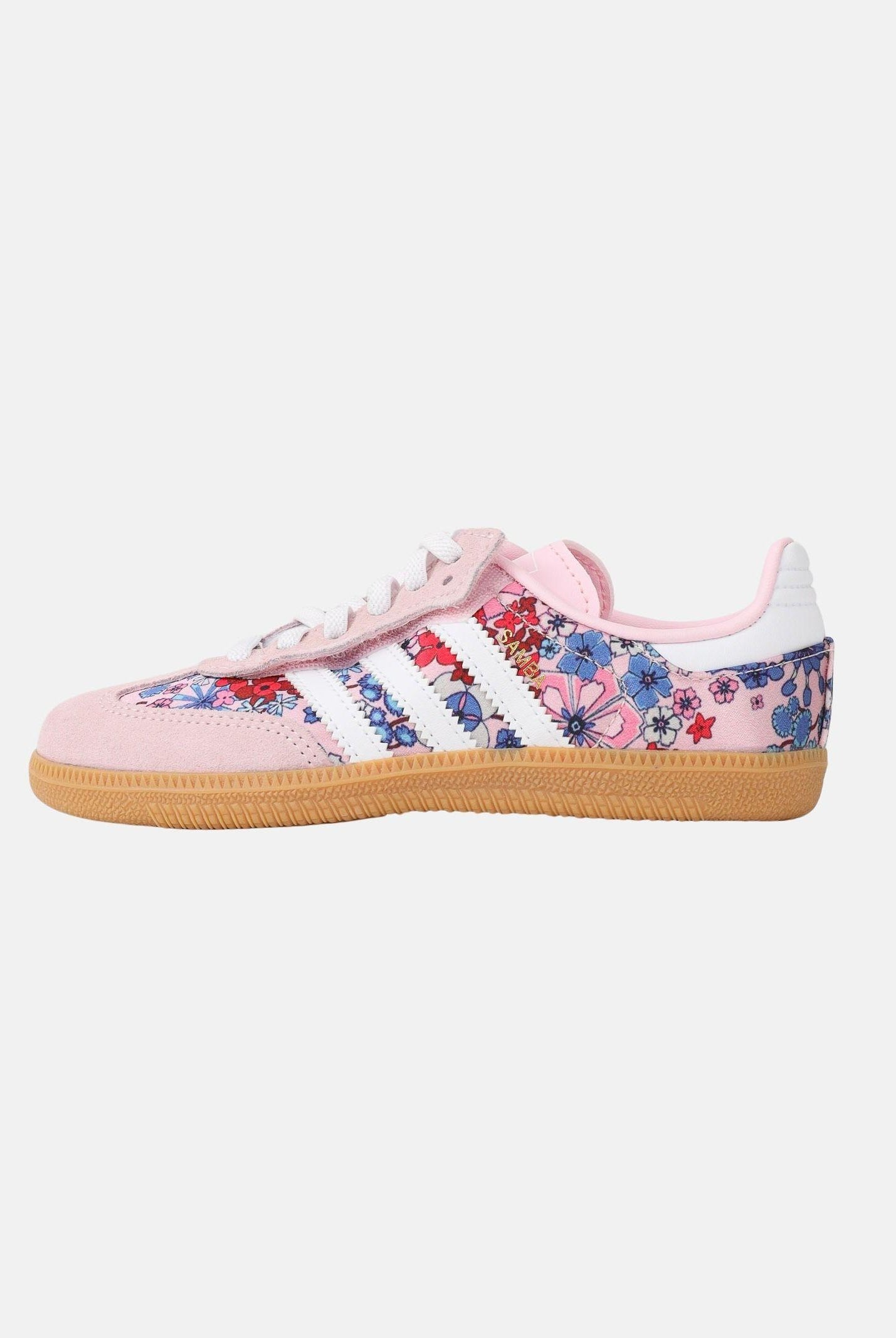 ADIDAS ORIGINALS Sneakers ADIDAS LIBERTY LONDON SAMBA OG COMFORT CLOSURE ELASTIC LACE rosa da bambina JQ2007 . ADIDAS ORIGINALS