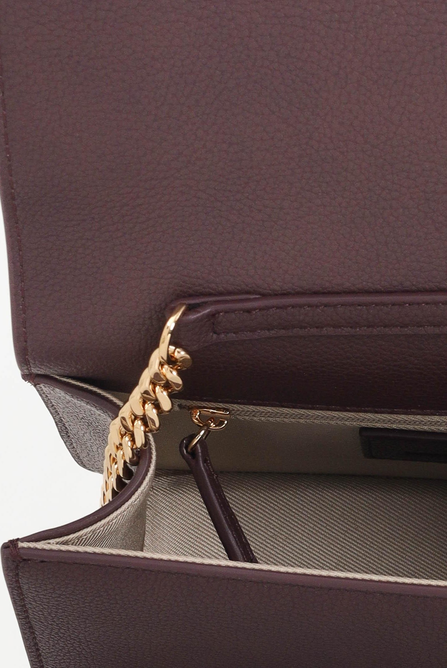 ELISABETTA FRANCHI Pochette bordeaux da donna con catena groumette BS39A56E2 EA4 ELISABETTA FRANCHI