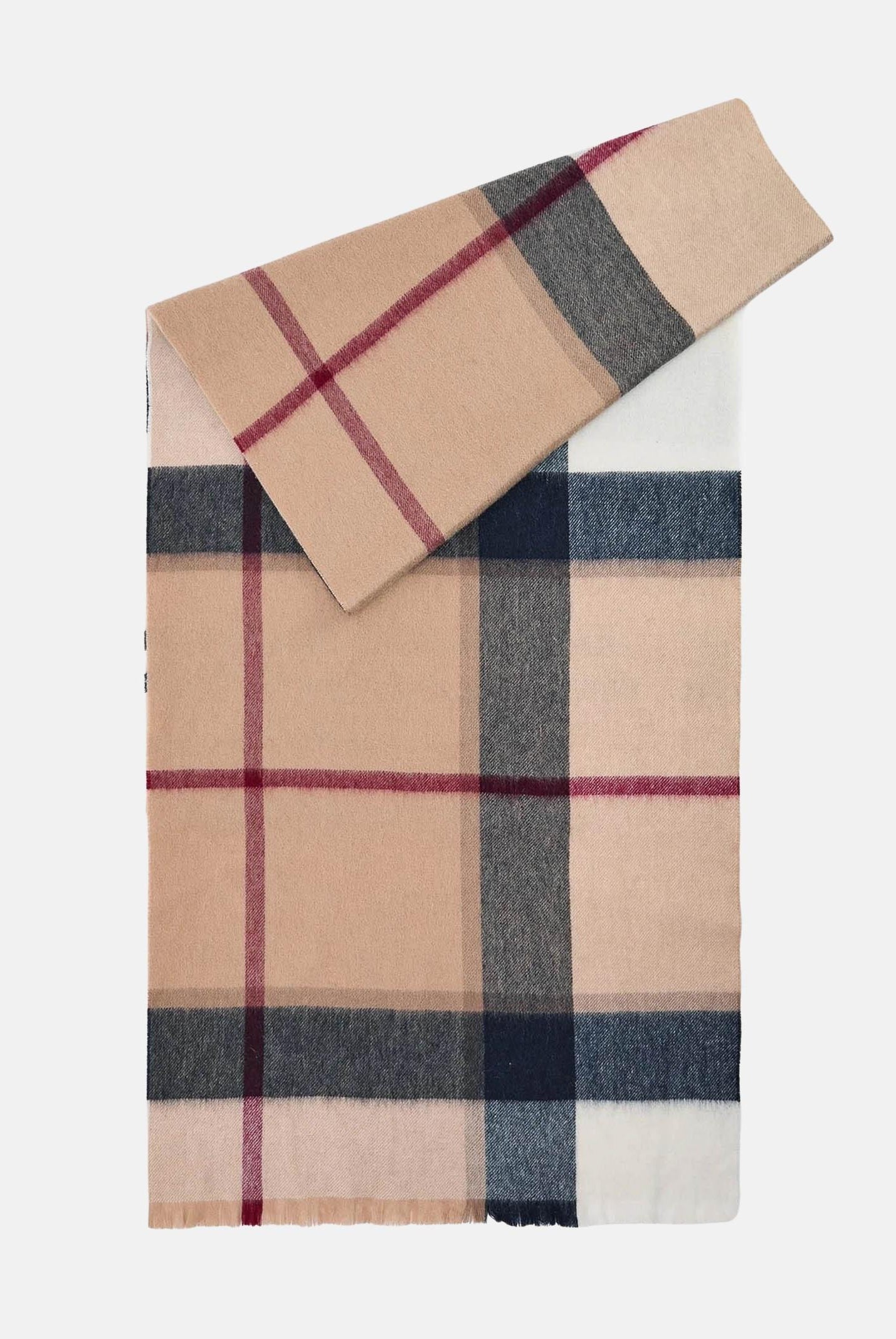 BARBOUR Sciarpa Rosefield in tartan beige per uomo e donna 252MLSC0354 BR51 BARBOUR