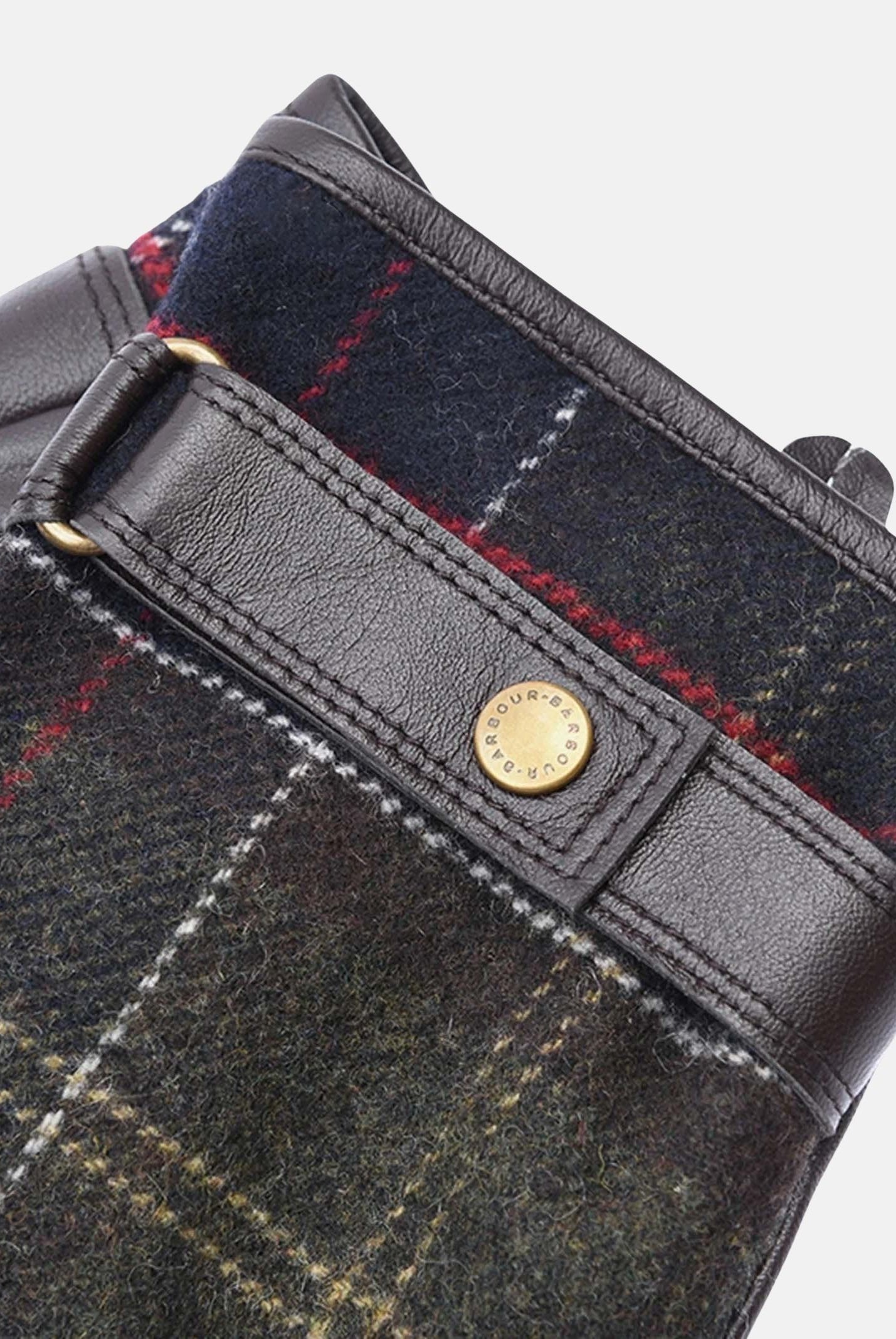 BARBOUR Guanti Newbrough Tartan marroni per uomo e donna 242-MGL0051MGL TN11 BARBOUR