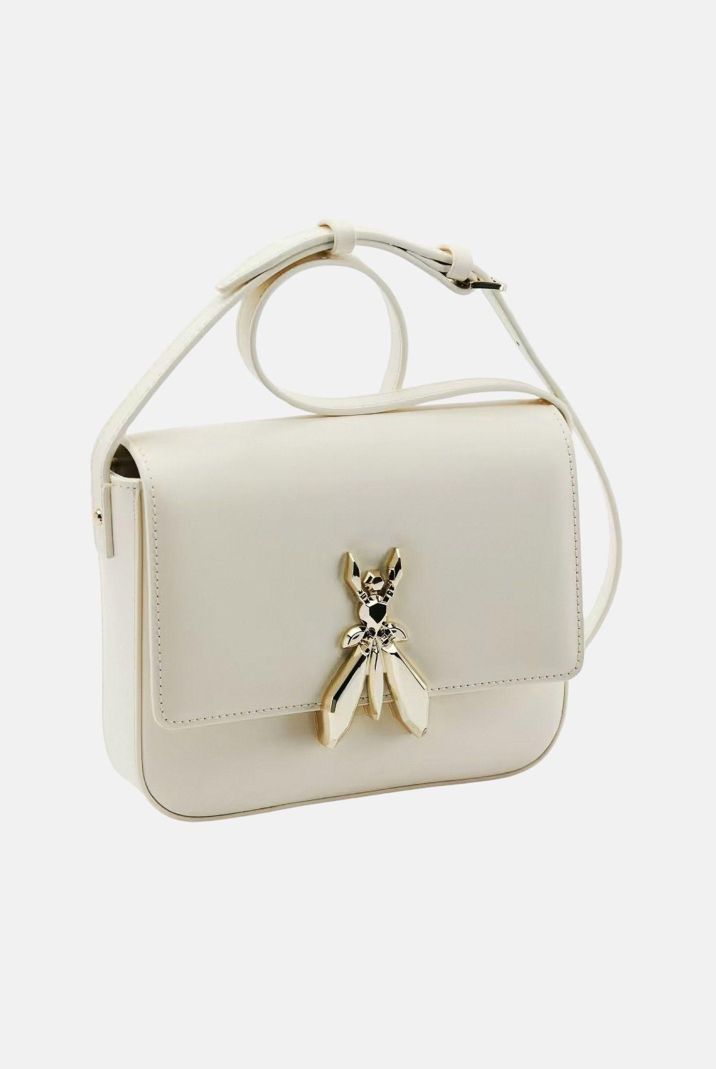 PATRIZIA PEPE Borsa a tracolla Essential Fly panna da donna 8B0303L061 W405 PATRIZIA PEPE