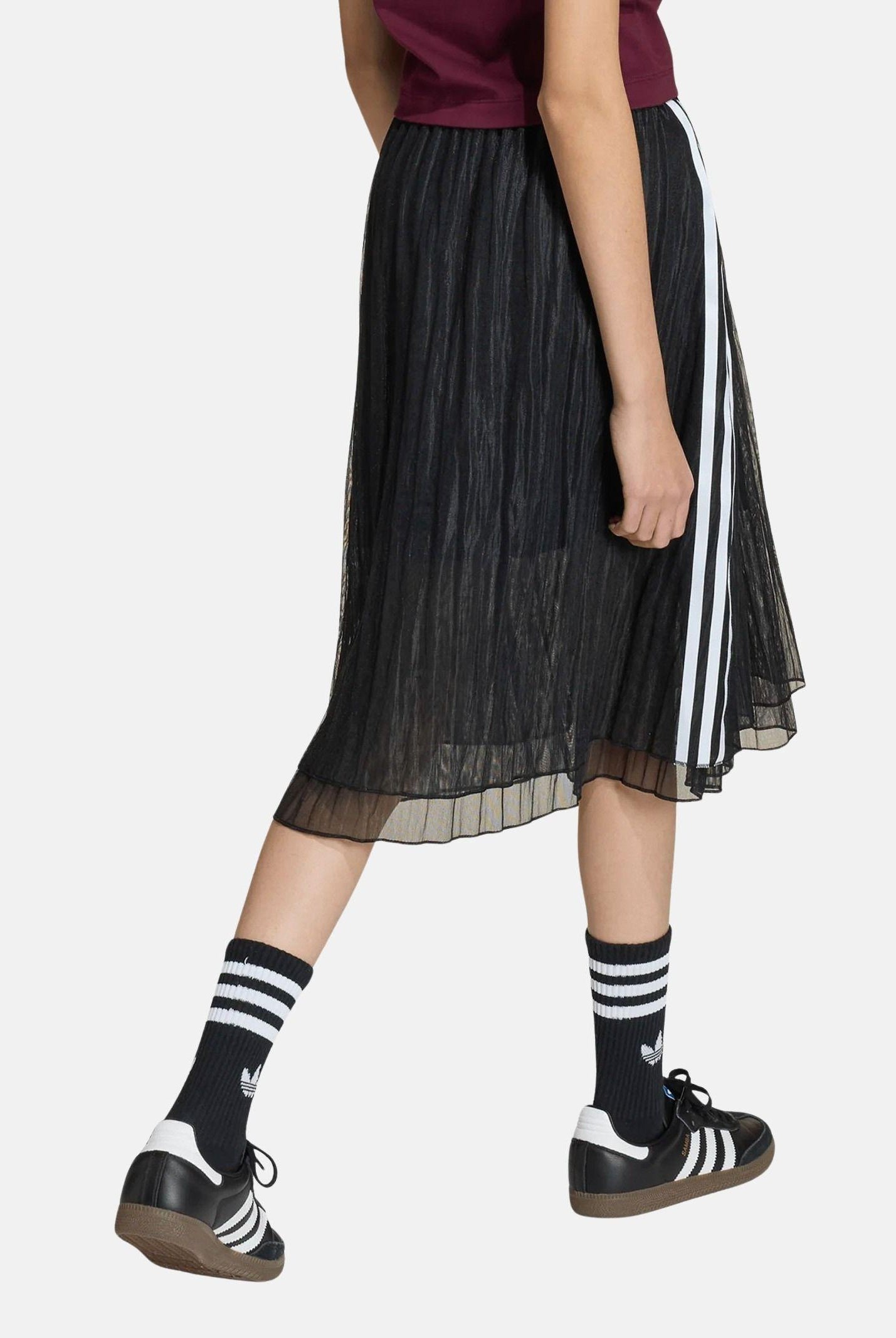 ADIDAS ORIGINALS Gonna in tulle midi nera da bambina KC6788 . ADIDAS ORIGINALS