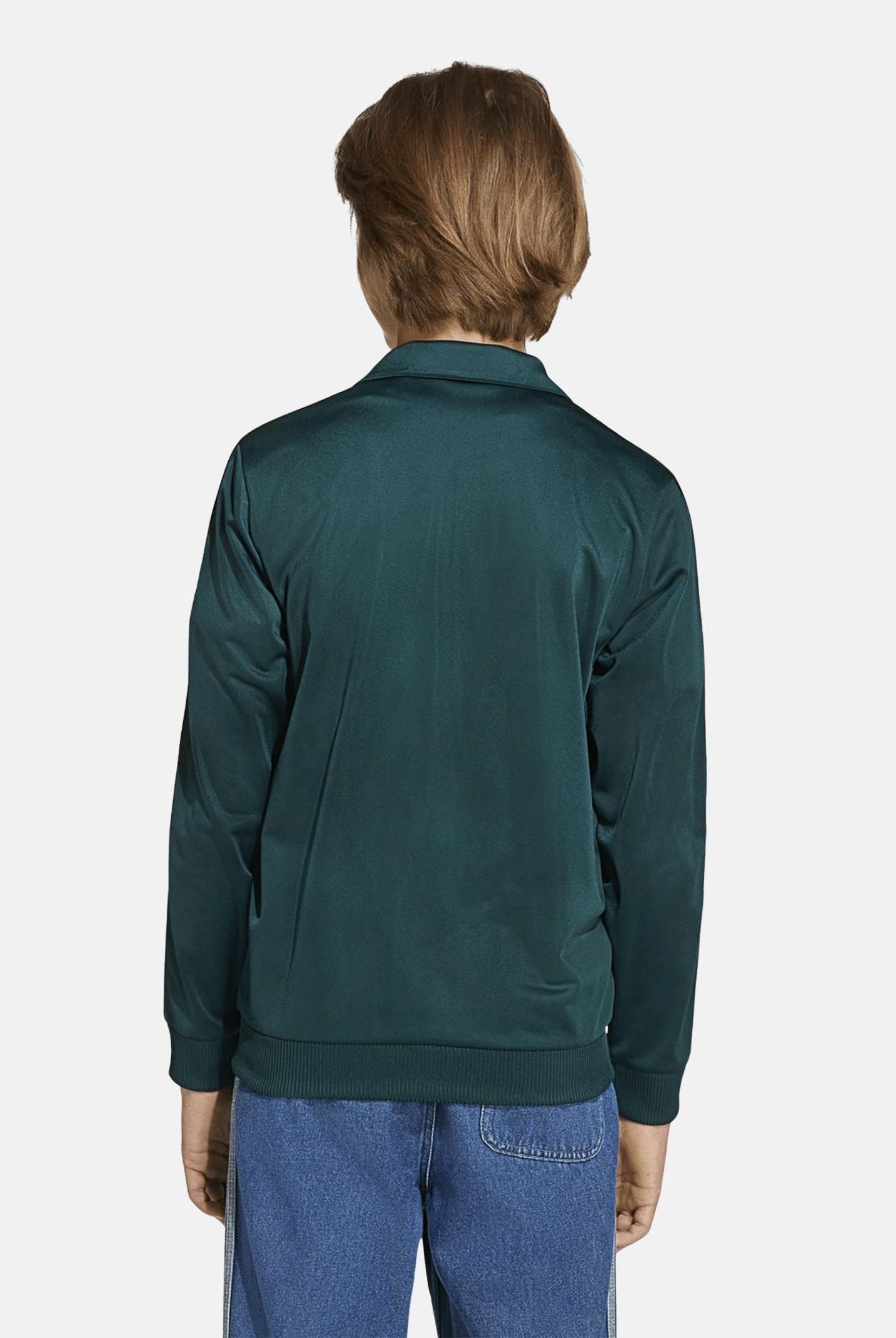 ADIDAS ORIGINALS Felpa con zip Adicolor Firebird verde per bambino e bambina JV8588 ADIDAS ORIGINALS