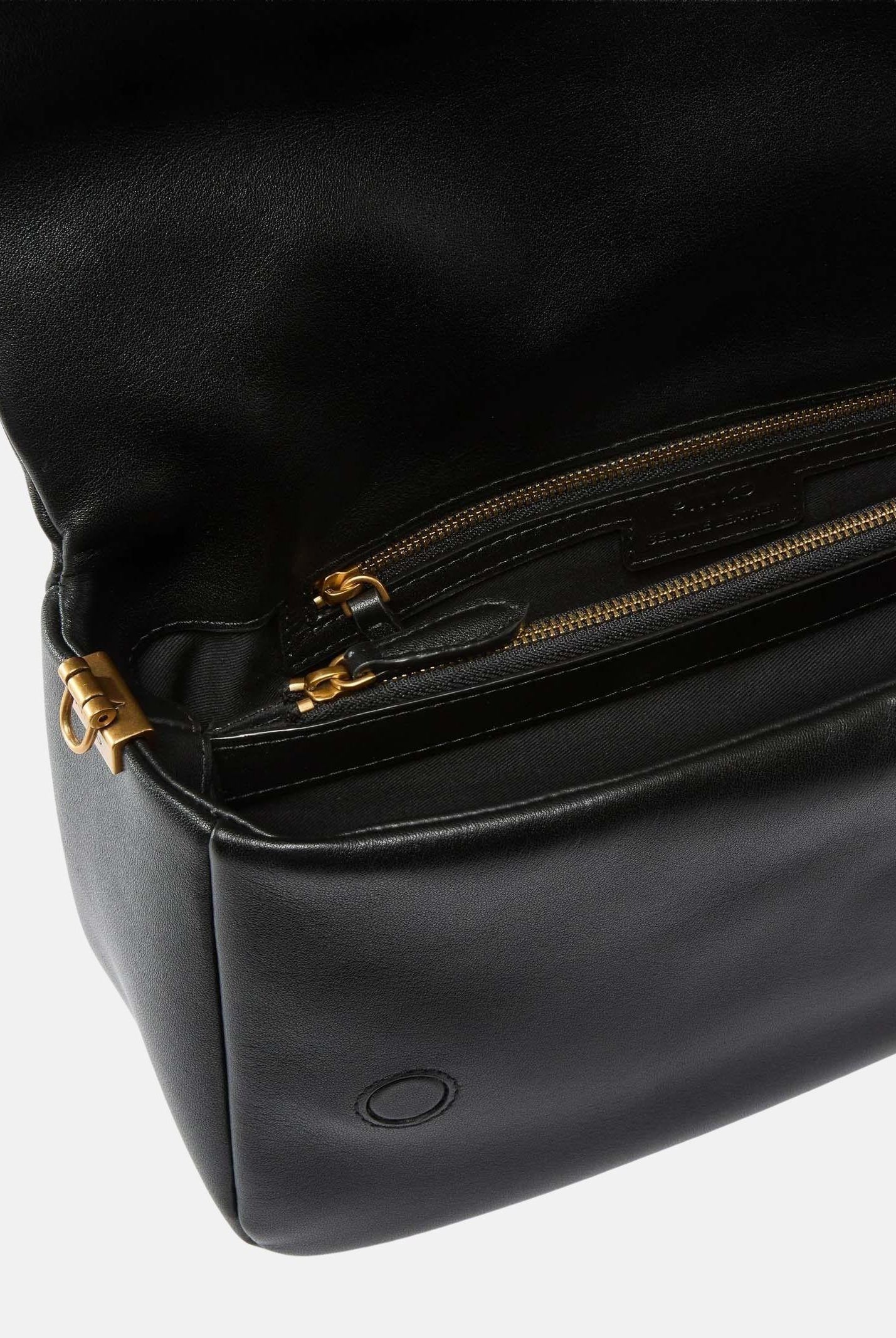 PINKO Borsa a spalla Love Bag Click Soft Horizontal Handle nera da donna 106178A0QO Z99Q PINKO
