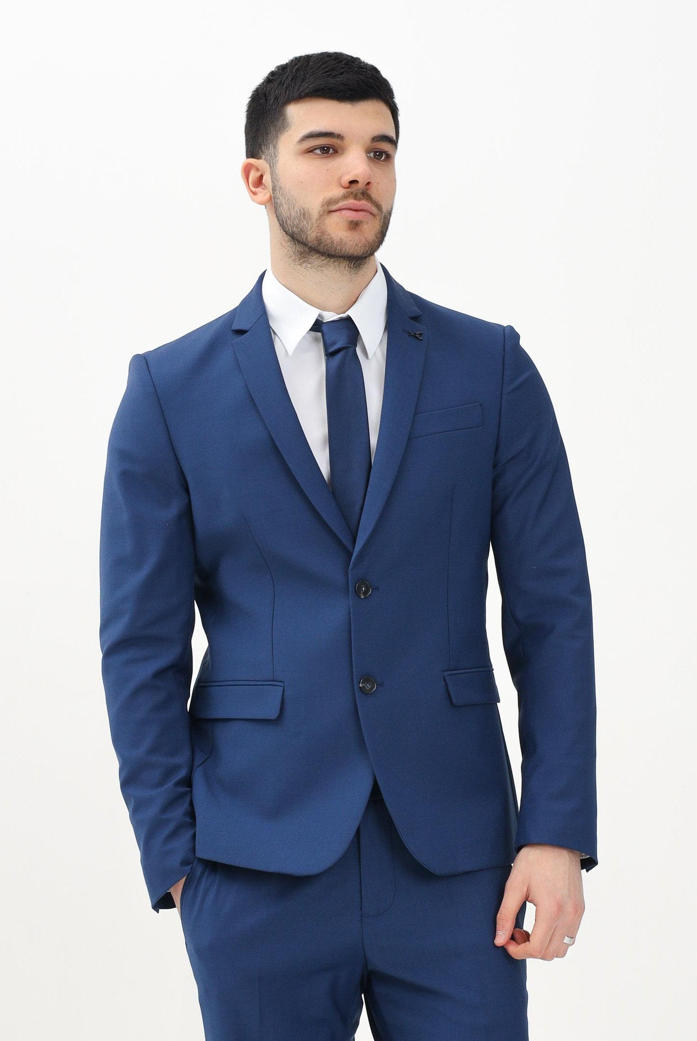 PATRIZIA PEPE Giacca monopetto blu da uomo 5SB652A590 CA57 PATRIZIA PEPE