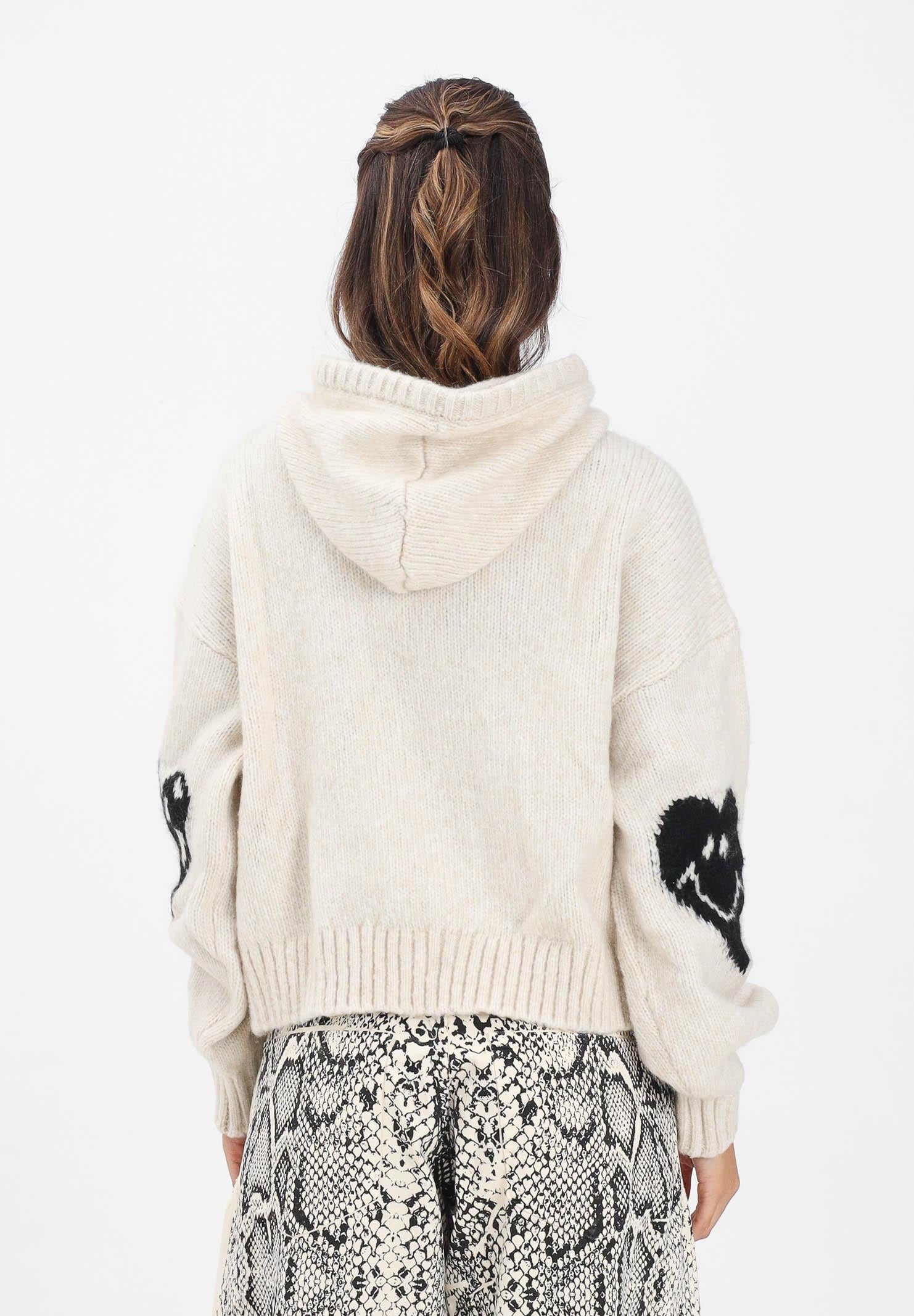 VANS Maglione con cappuccio Kawaii panna da donna VN000R52FS81 VANS