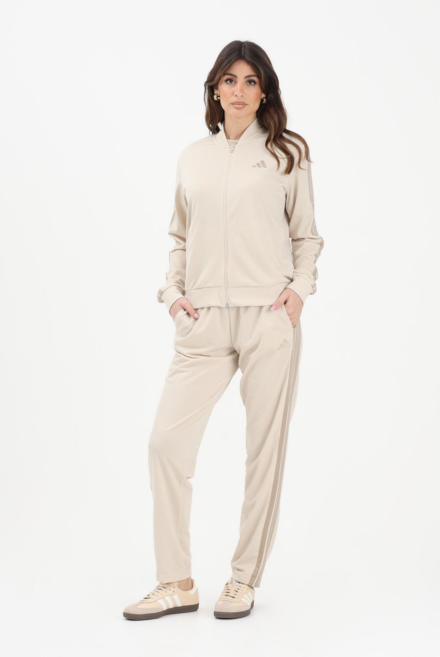 ADIDAS PERFORMANCE Tuta Essentials beige da donna KB8162 . ADIDAS PERFORMANCE