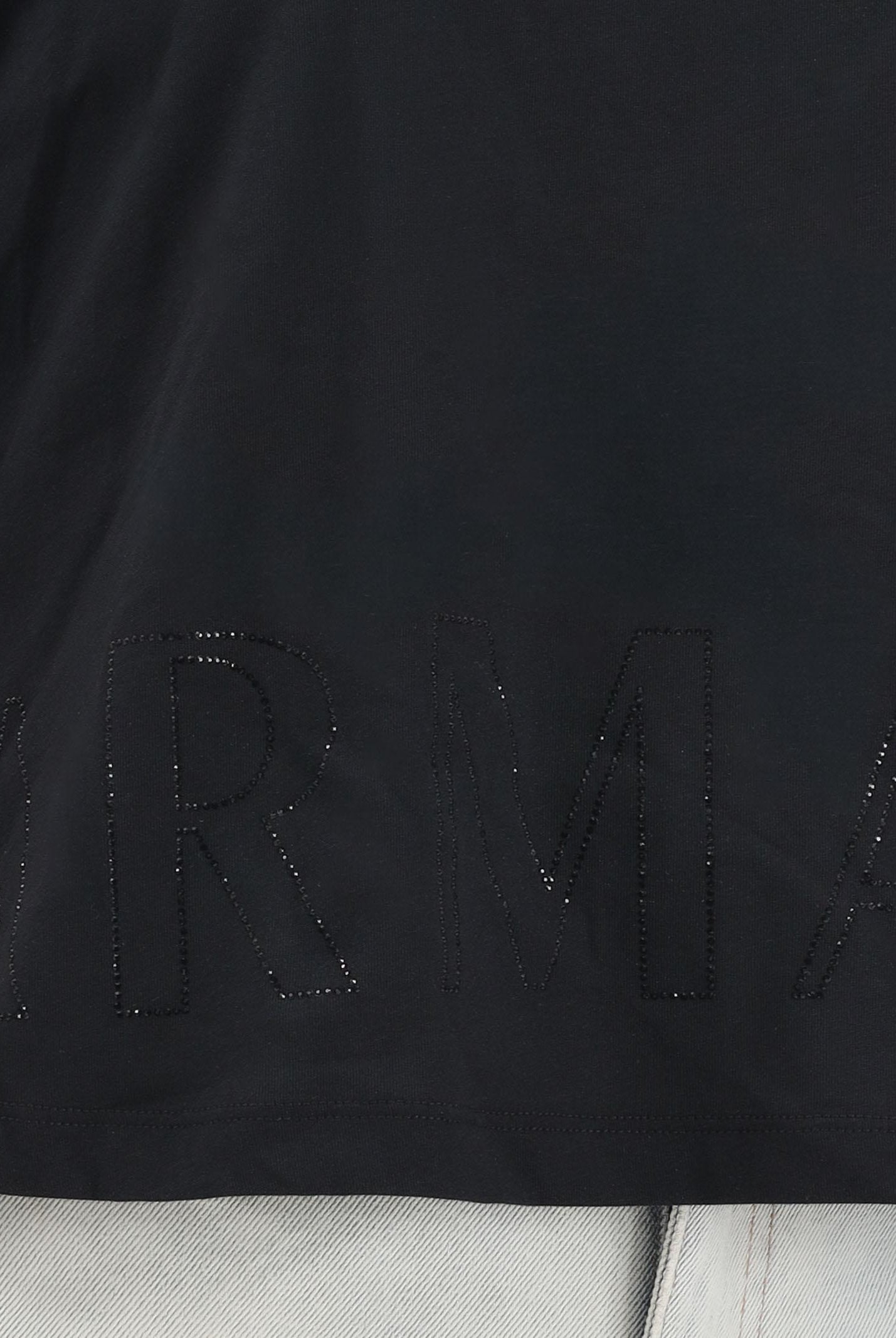 ARMANI EXCHANGE T-shirt a manica corta nera da donna con logo XW001709AF17172 UC001 ARMANI EXCHANGE