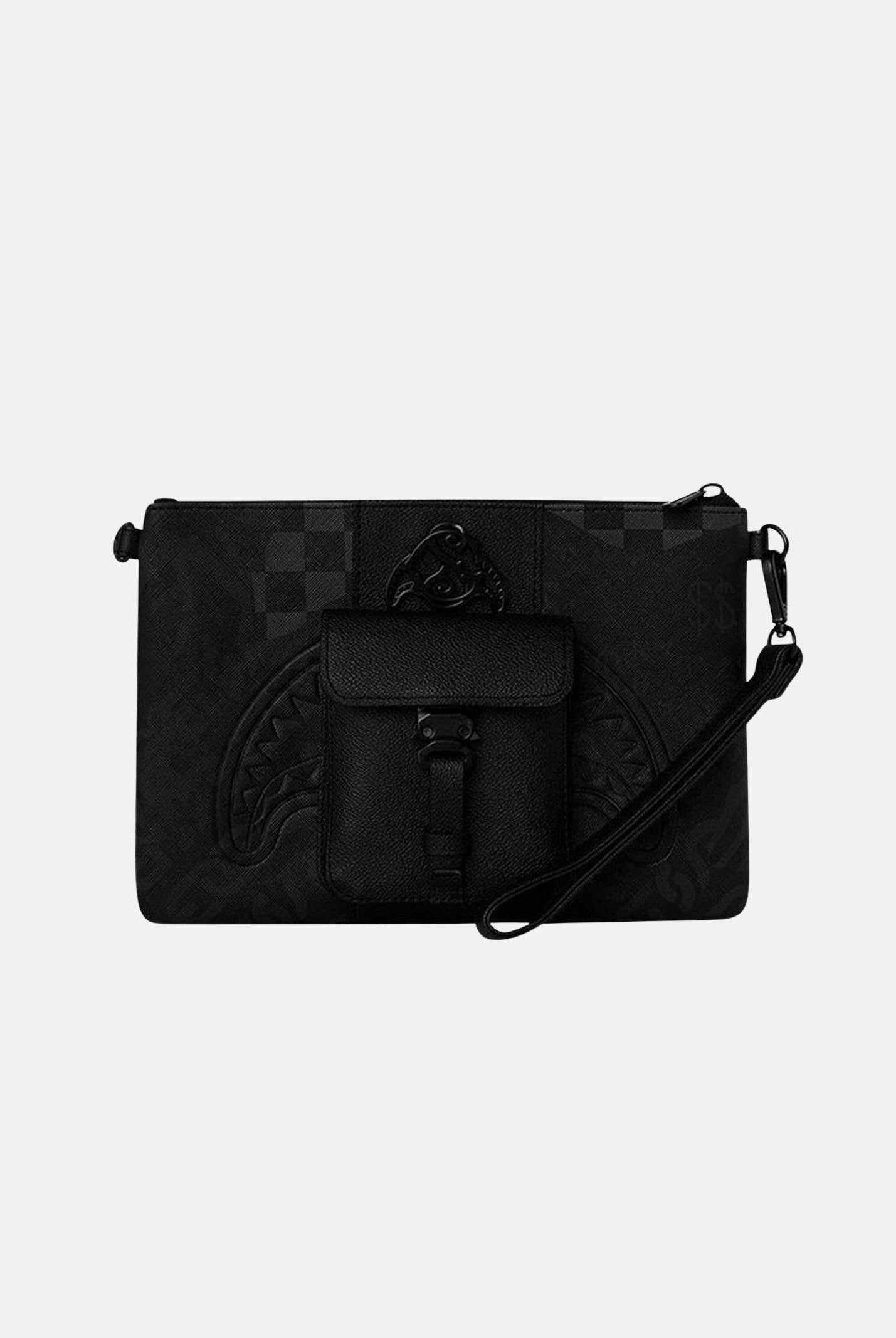 SPRAYGROUND Pochette 3AM MIX UP V2 nera per uomo e donna 910B9053NSZ . SPRAYGROUND