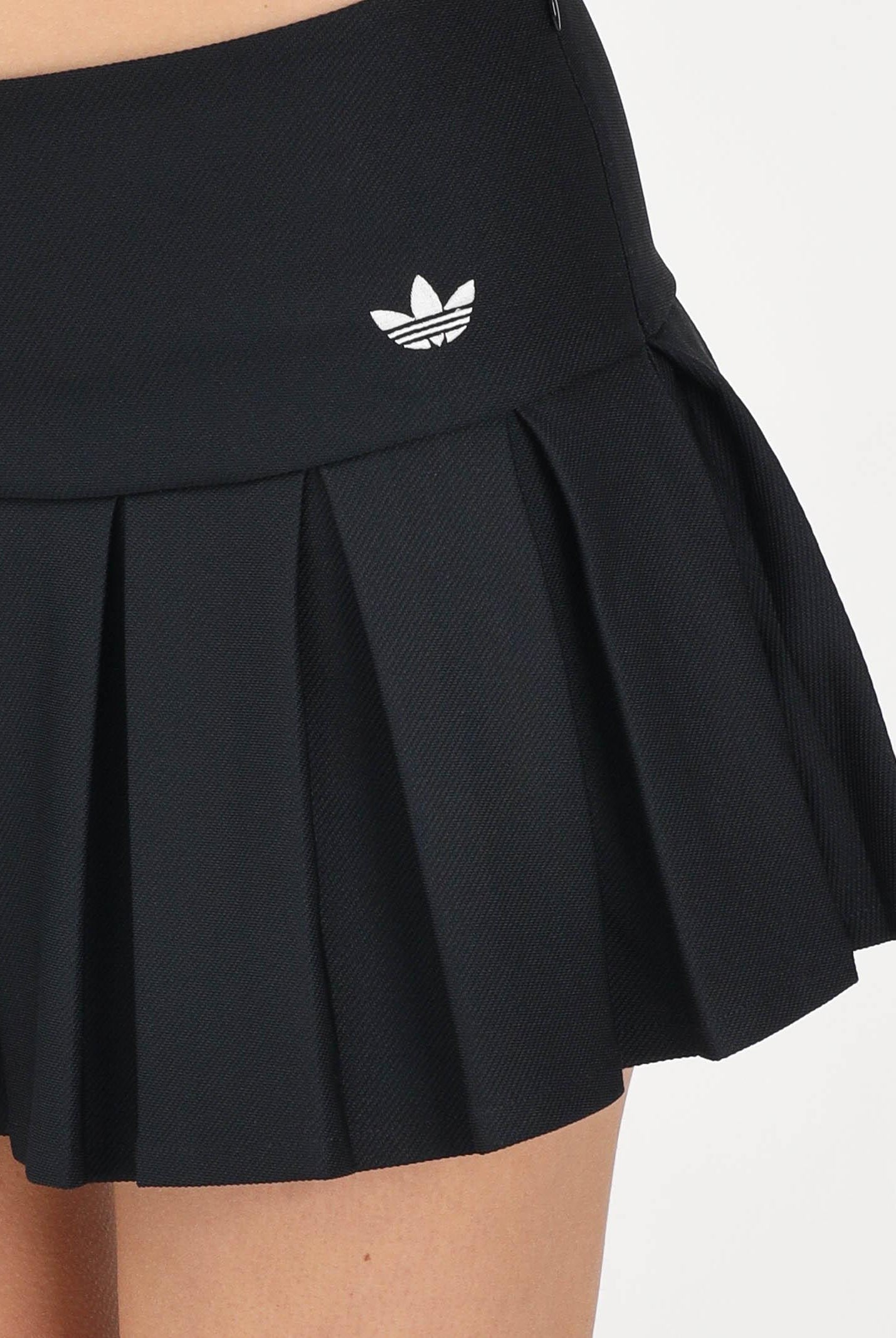 ADIDAS ORIGINALS Gonna corta nera da donna con logo KD2964 . ADIDAS ORIGINALS