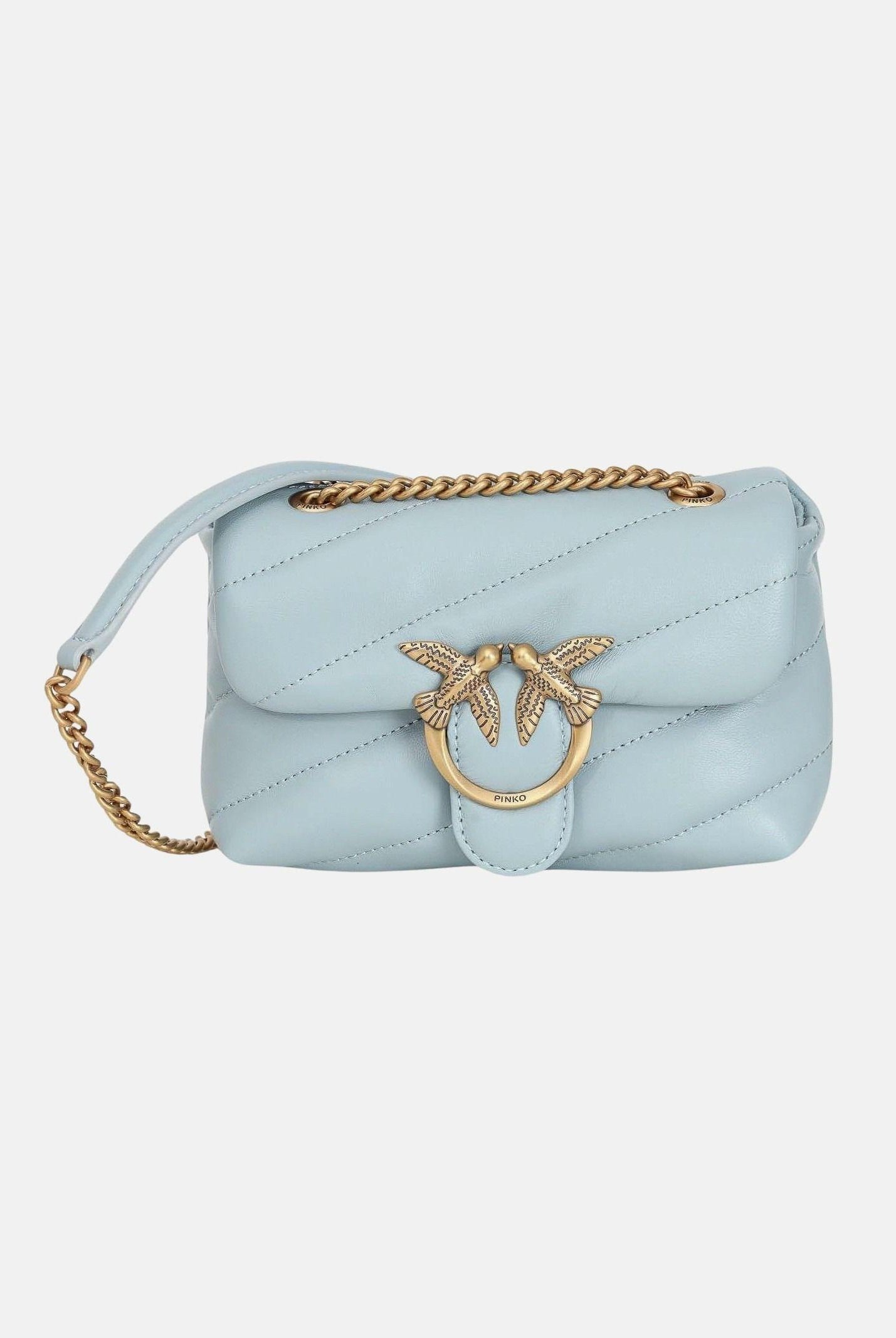 PINKO Borsa a tracolla Baby Love Bag Puff celeste da donna 100040A0F2 E37Q PINKO