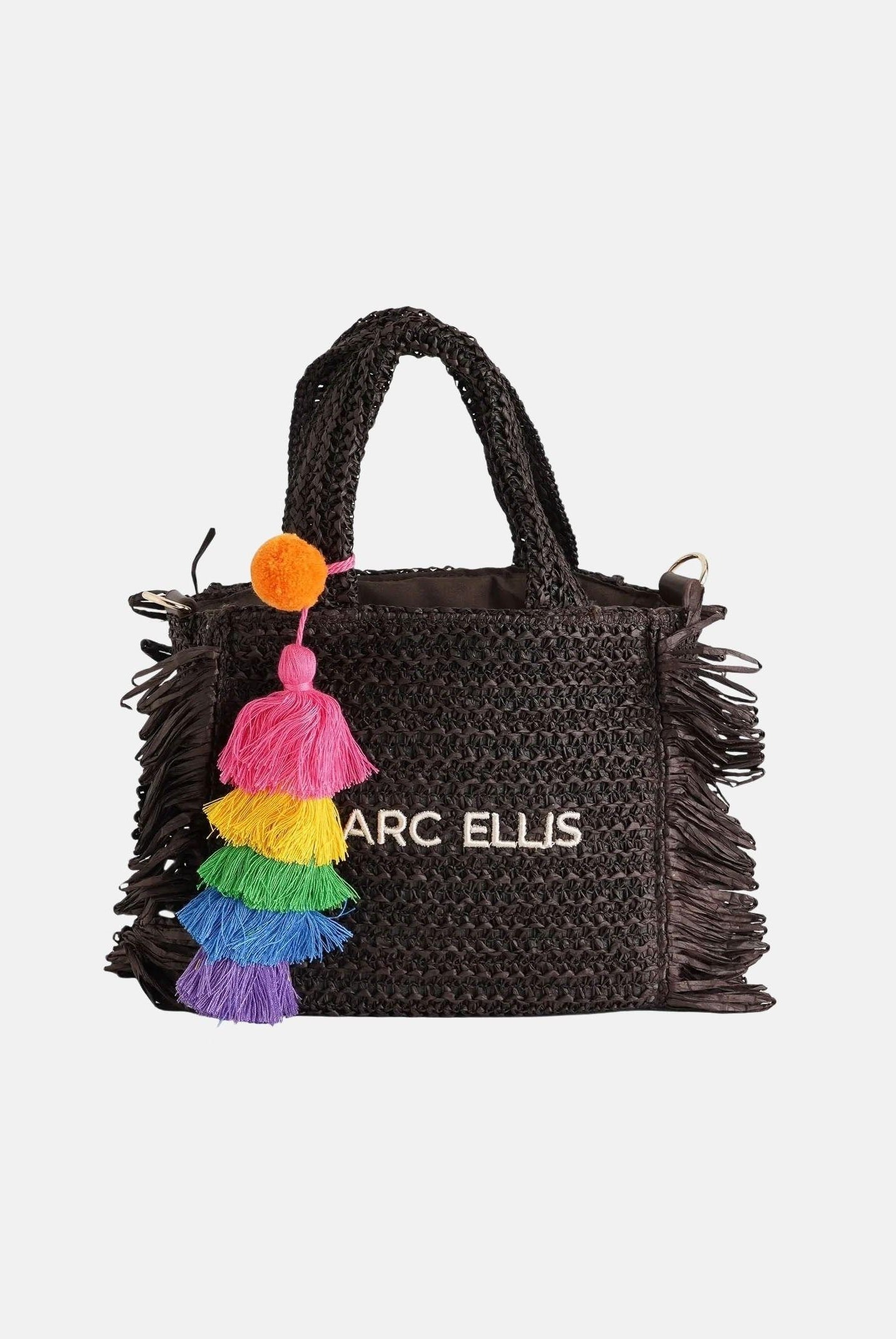 MARC ELLIS Borsa BUBY S CLAIRE L in rafia marrone da donna BUBY-S-CLAIRE-L MO MARC ELLIS