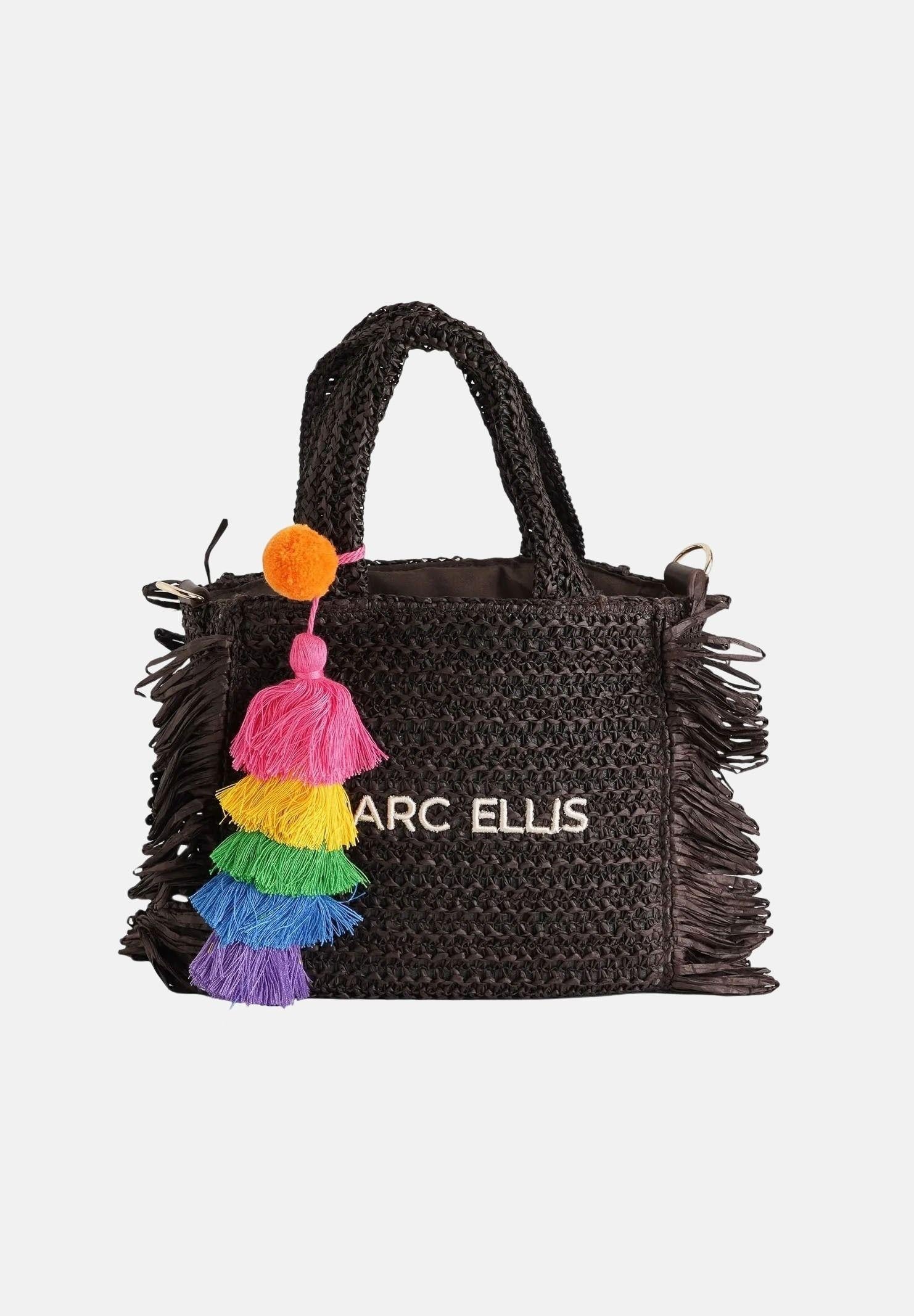 MARC ELLIS Borsa BUBY S CLAIRE L in rafia marrone da donna BUBY-S-CLAIRE-L MO MARC ELLIS