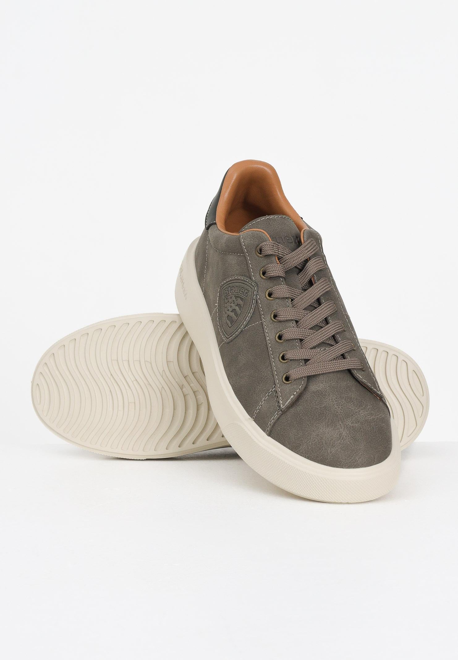 BLAUER Sneakers antracite da uomo con scudetto logo F5BUCK01NUB TAUMIL BLAUER