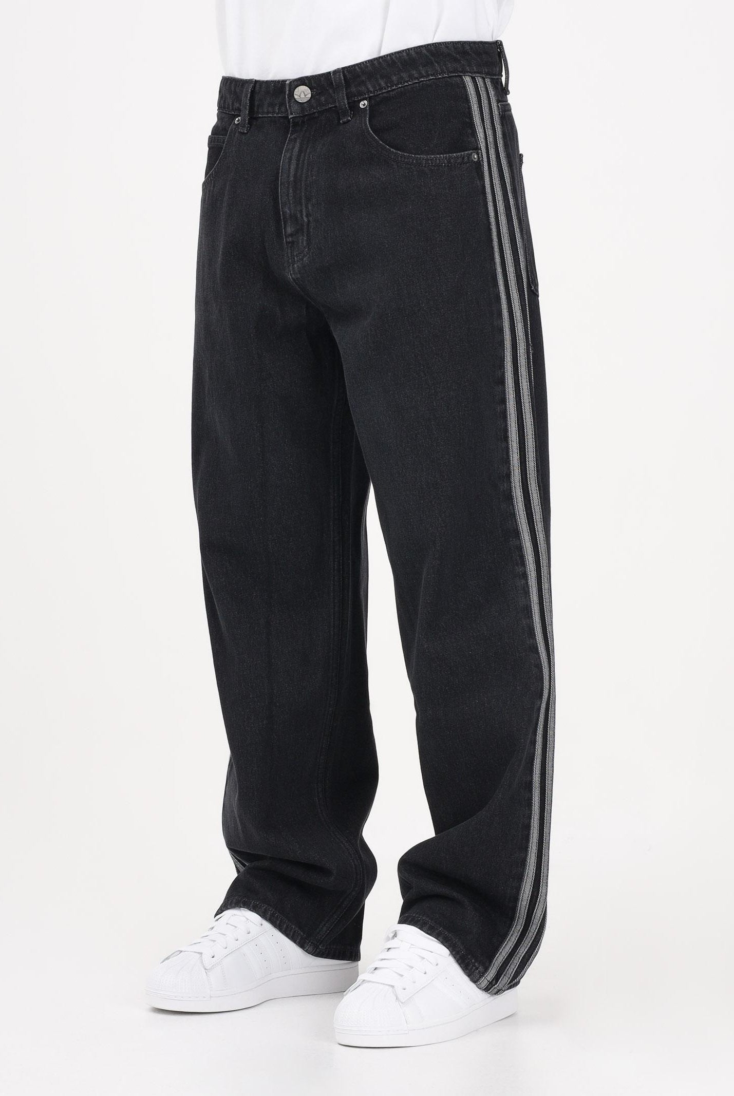 ADIDAS ORIGINALS Jeans Firebird Adicolor nero da uomo KD1497 . ADIDAS ORIGINALS