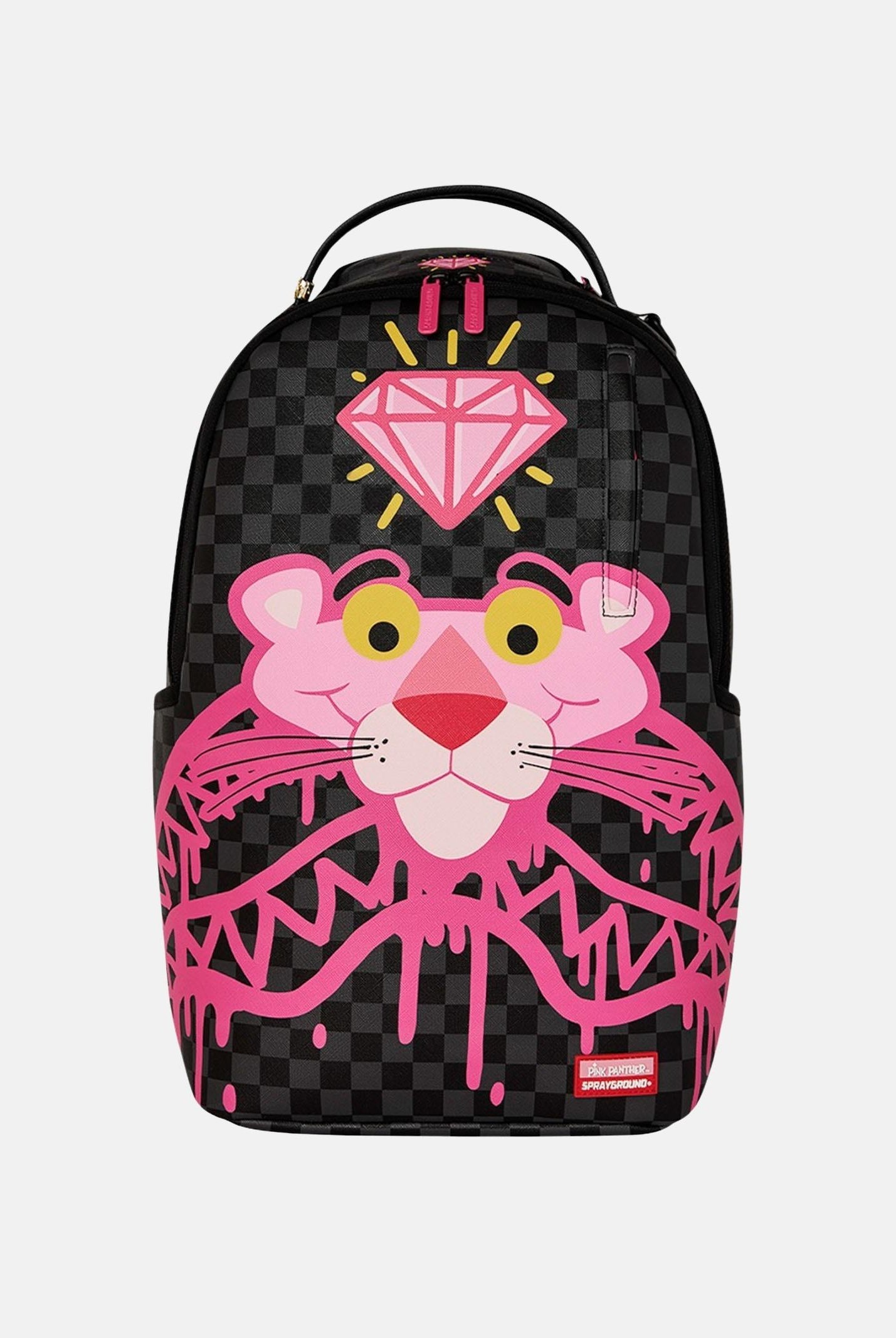 SPRAYGROUND Zaino PINK PANTHER DRIPPY DIAMONDS DLXSV nero per uomo e donna 910B8790NSZ . SPRAYGROUND