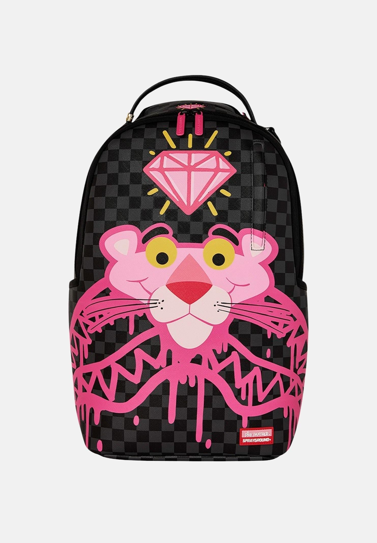 SPRAYGROUND Zaino PINK PANTHER DRIPPY DIAMONDS DLXSV nero per uomo e donna 910B8790NSZ . SPRAYGROUND