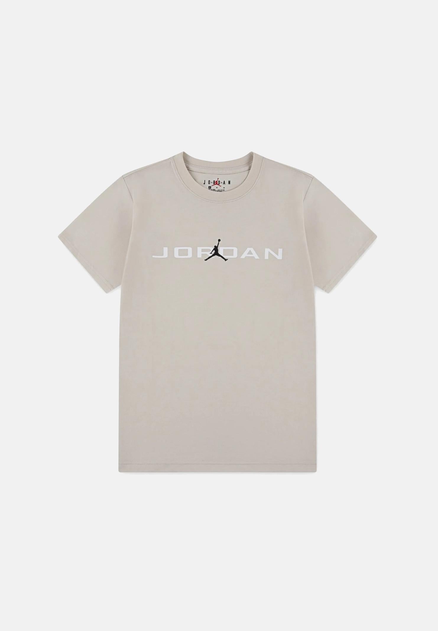 JORDAN T-shirt a manica corta Air Stretch beige per bambino e bambina 95D628 X27 JORDAN