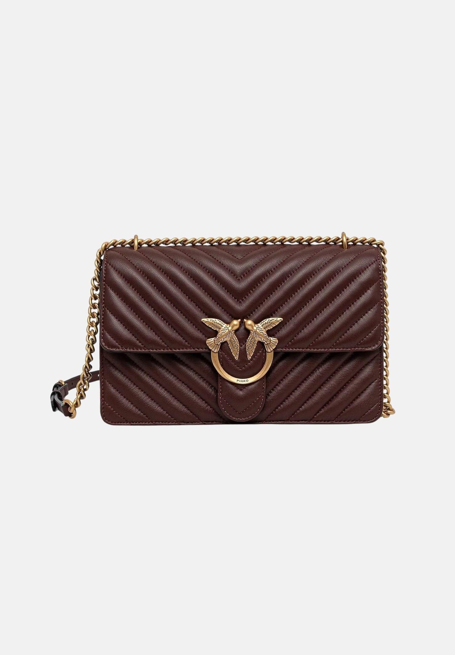 PINKO Borsa a tracolla Classic Love Bag One burgundy da donna 100941A0GK R49Q PINKO