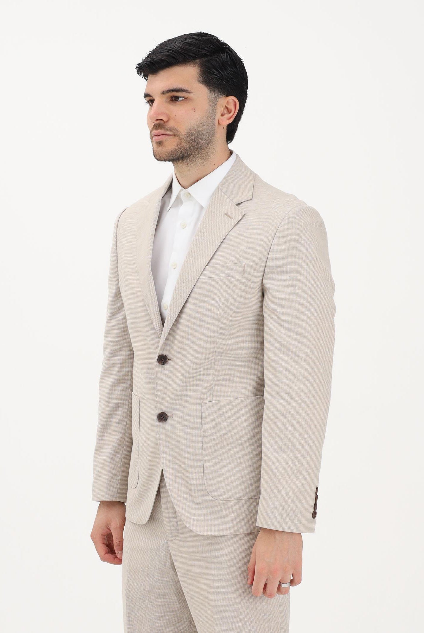 SELECTED HOMME Giacca monopetto beige da uomo 16100693 LISA SELECTED HOMME