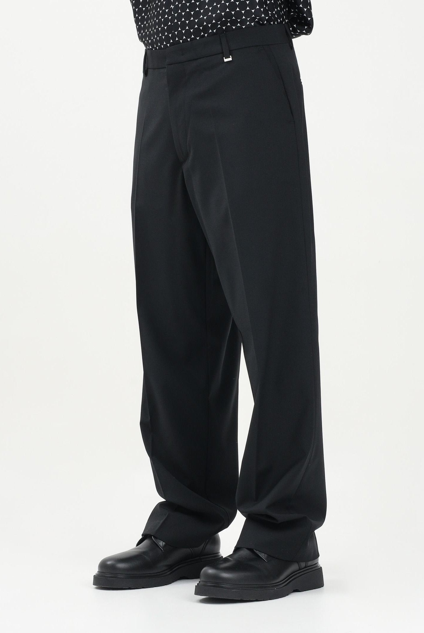 Pantalone elegante nero da uomo PA3235 009 I'M BRIAN