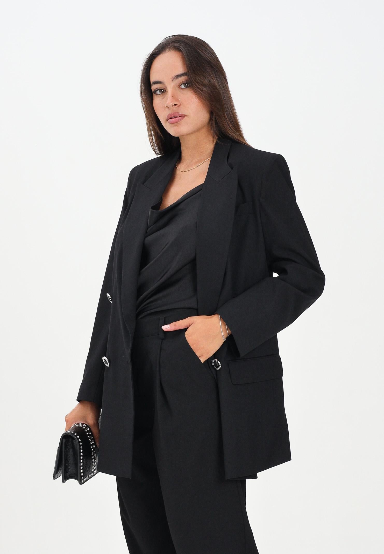 ARMANI EXCHANGE Giacca doppiopetto nera da donna XW001283AF16158 UC001 ARMANI EXCHANGE