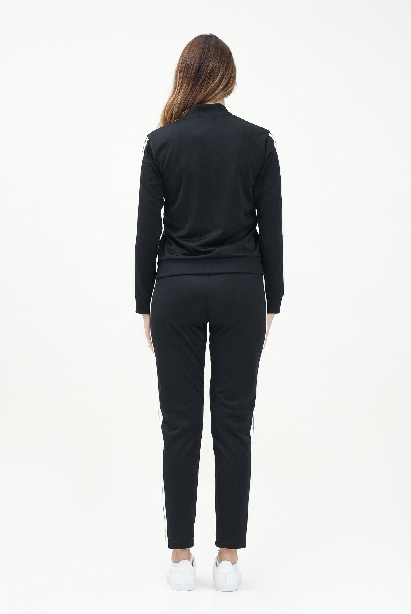 ADIDAS PERFORMANCE Tuta sportiva Essentials 3-Stripes nera da donna JD5434 . ADIDAS PERFORMANCE