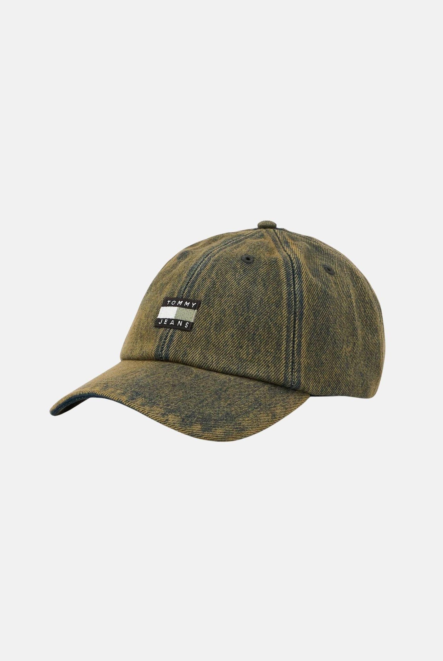 TOMMY JEANS Cappello con visiera Heritage in denim vintage per uomo e donna AM0AM13853 GY1 TOMMY JEANS
