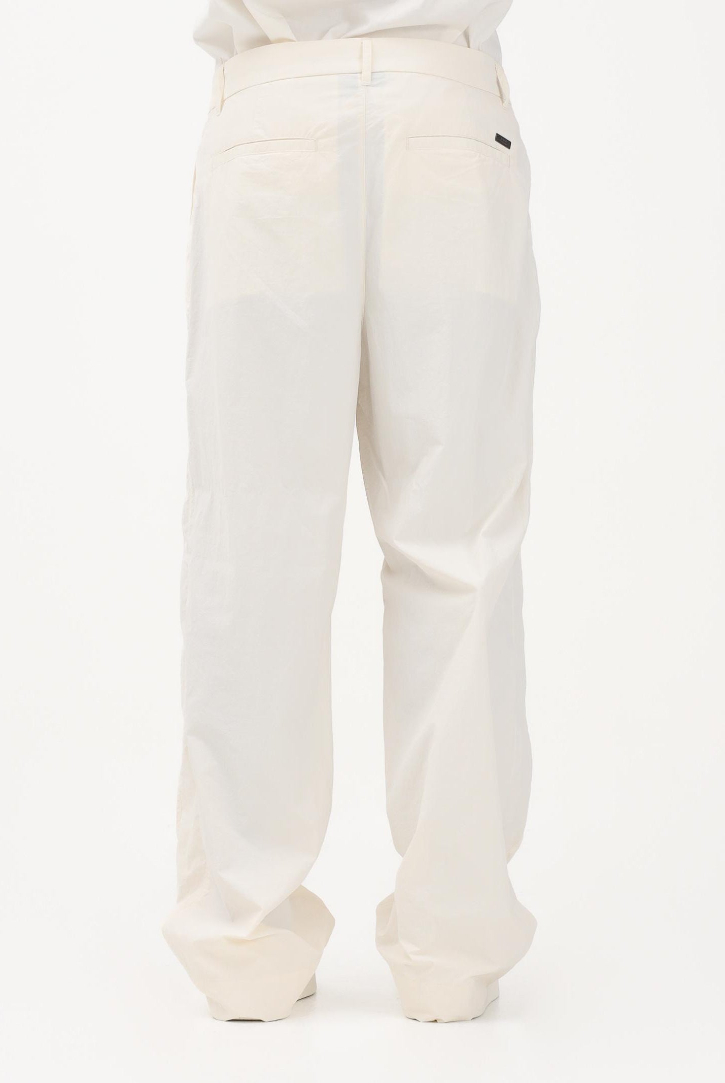 ARMANI EXCHANGE Pantalone panna da uomo in tessuto tecnico XM002880AF22504 U1074 ARMANI EXCHANGE