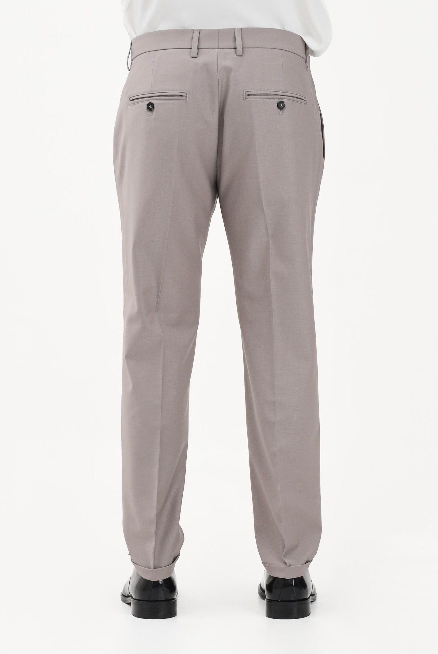 PATRIZIA PEPE Pantalone elegante fango da uomo 5PA429A1WK S184 PATRIZIA PEPE