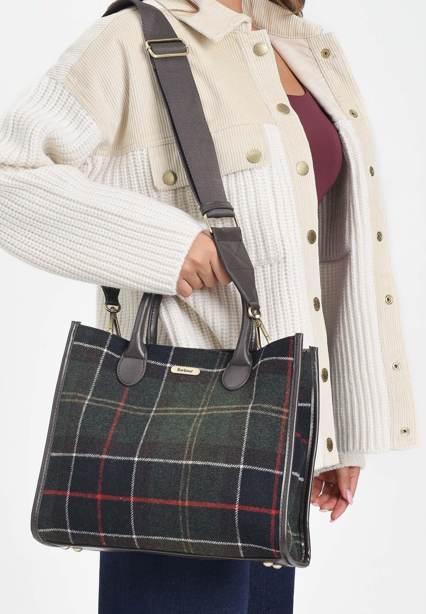 BARBOUR Borsa a mano Barrhill in tartan da donna 252MLBA0423 OL91 BARBOUR