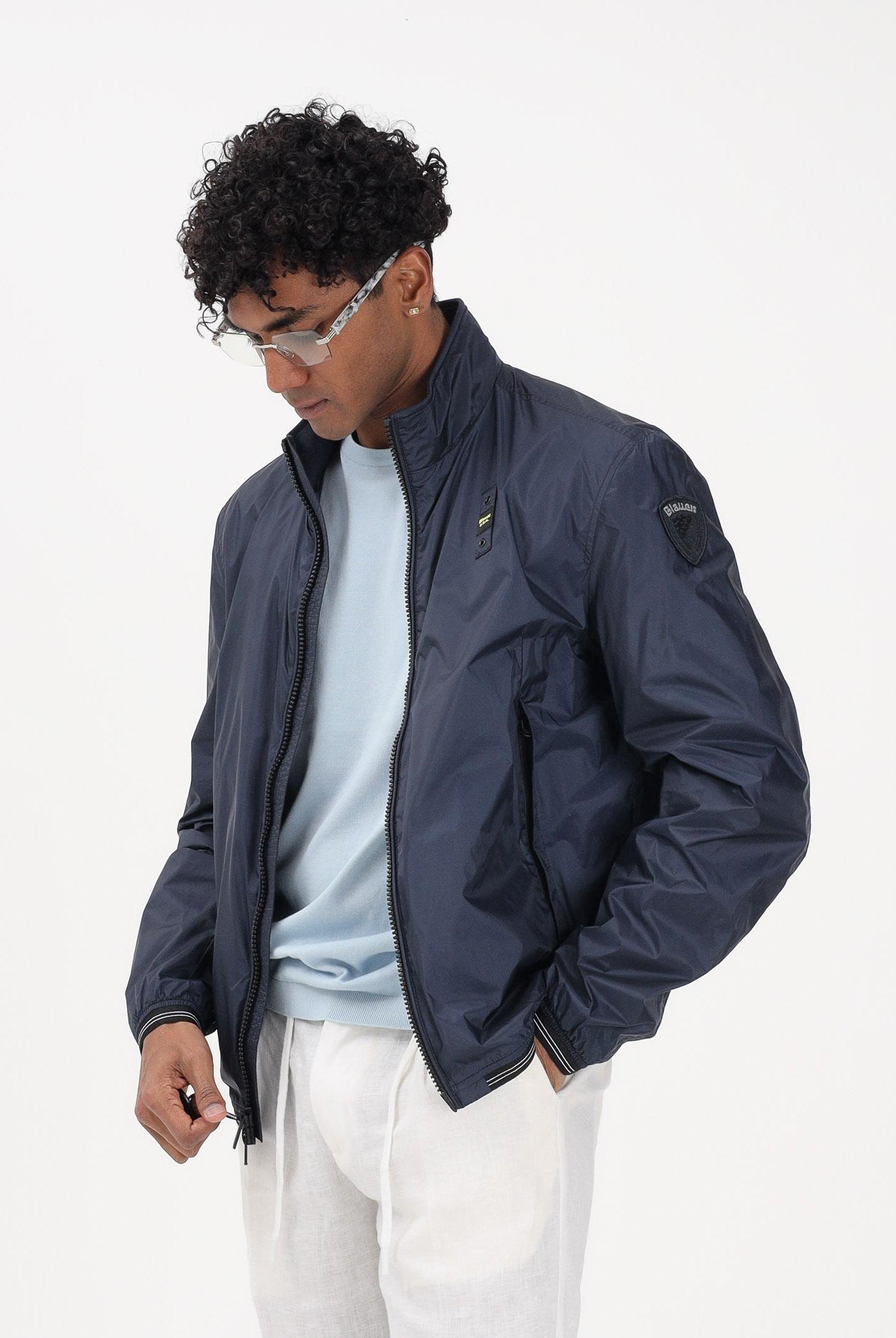 BLAUER Giacca a vento KERWIN blu da uomo 26SBLUC01106-007101 888 BLAUER