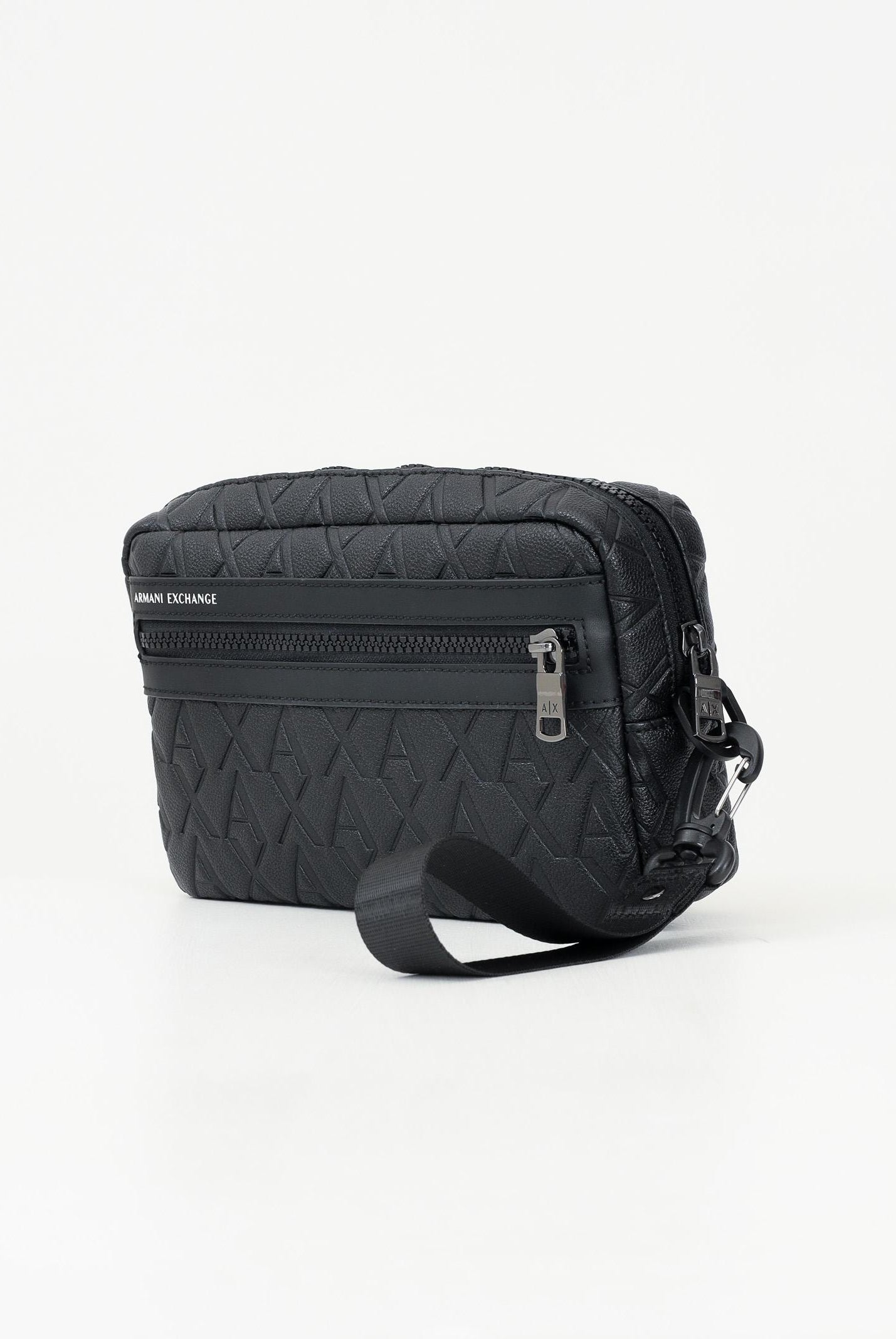 ARMANI EXCHANGE Pochette nera da uomo con logo monogram XM001272AF12133 UC001 ARMANI EXCHANGE