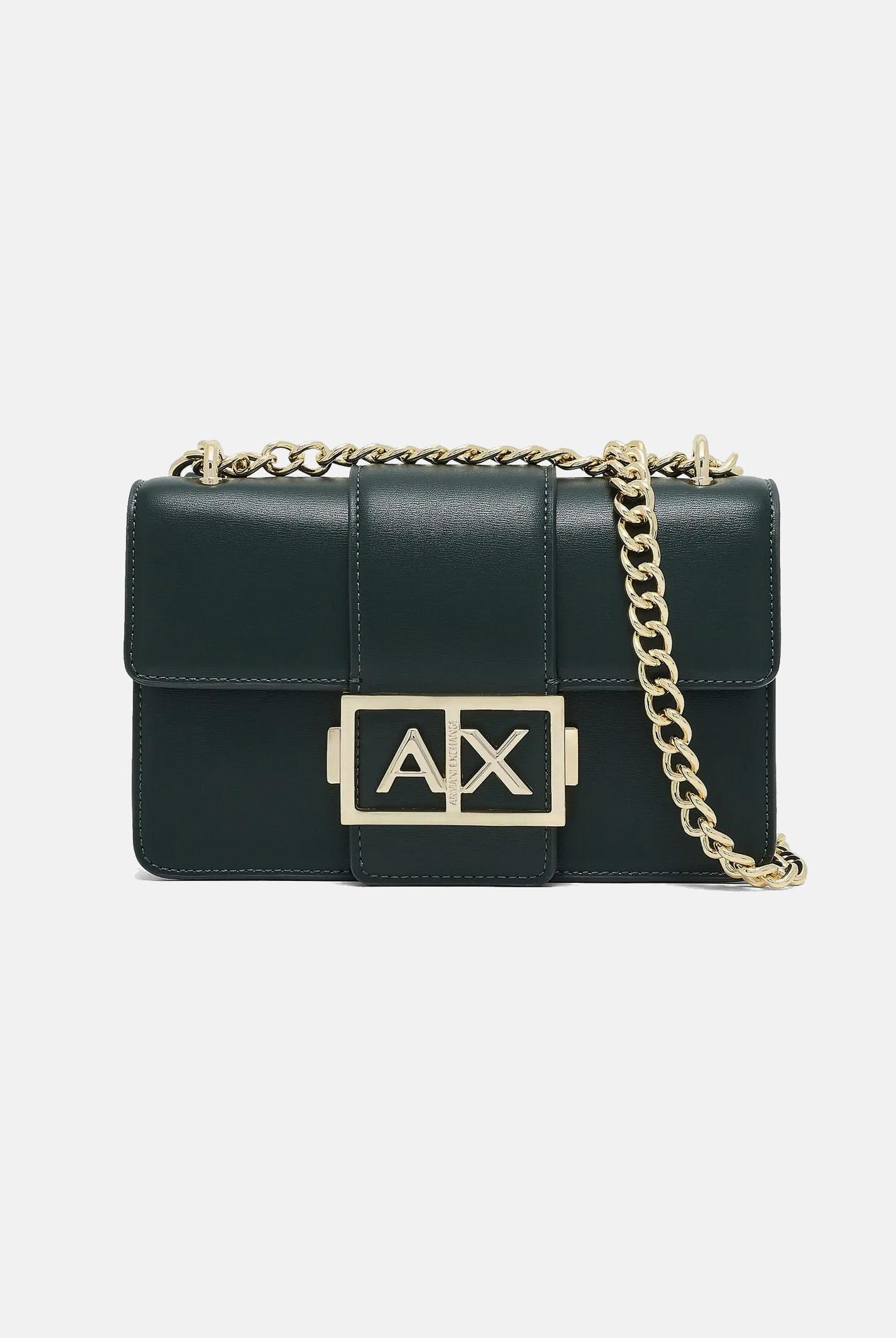 ARMANI EXCHANGE Borsa a tracolla verde da donna con logo XW000071AF12039 U7304 ARMANI EXCHANGE