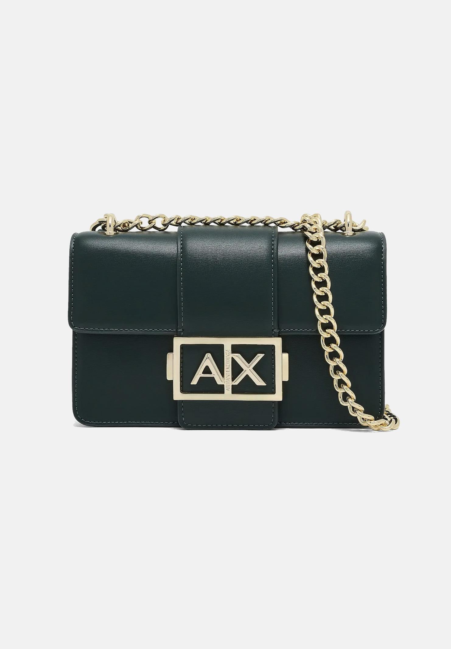 ARMANI EXCHANGE Borsa a tracolla verde da donna con logo XW000071AF12039 U7304 ARMANI EXCHANGE