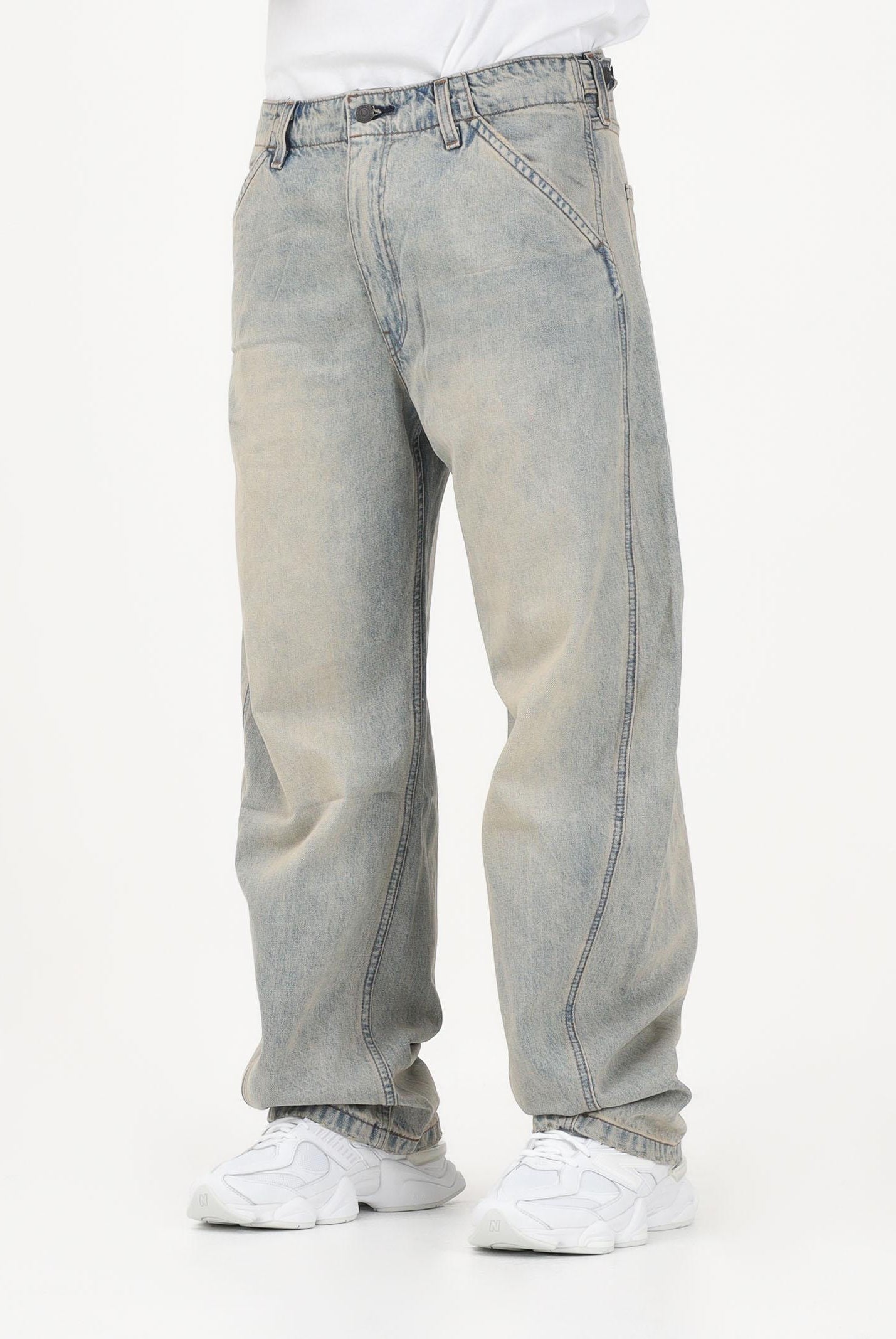 LEVI'S Jeans Baggy Barrel in denim sabbiato da uomo 0057O-0004 . LEVI'S®