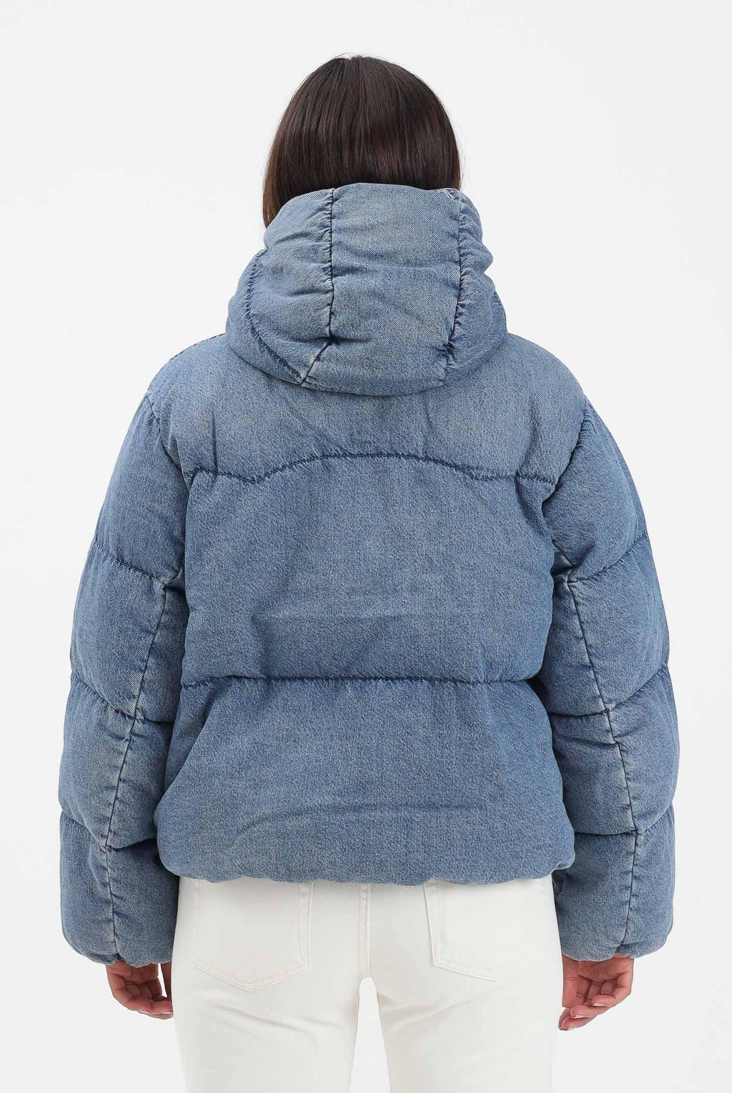 LEVI'S® Piumino Western Bubble Shortie in denim da donna 003MD-0000 . LEVI'S®