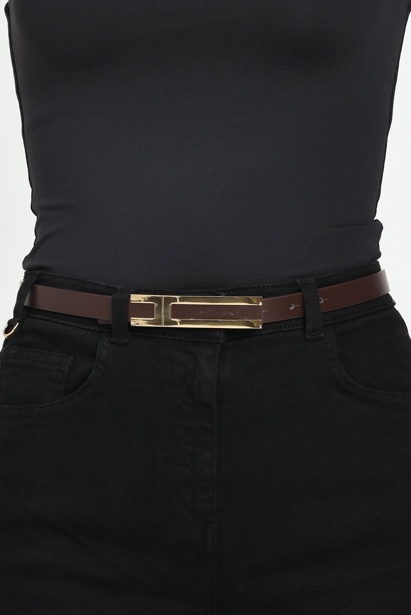 ELISABETTA FRANCHI Cintura marrone da donna CT76S56E2 EA3 ELISABETTA FRANCHI